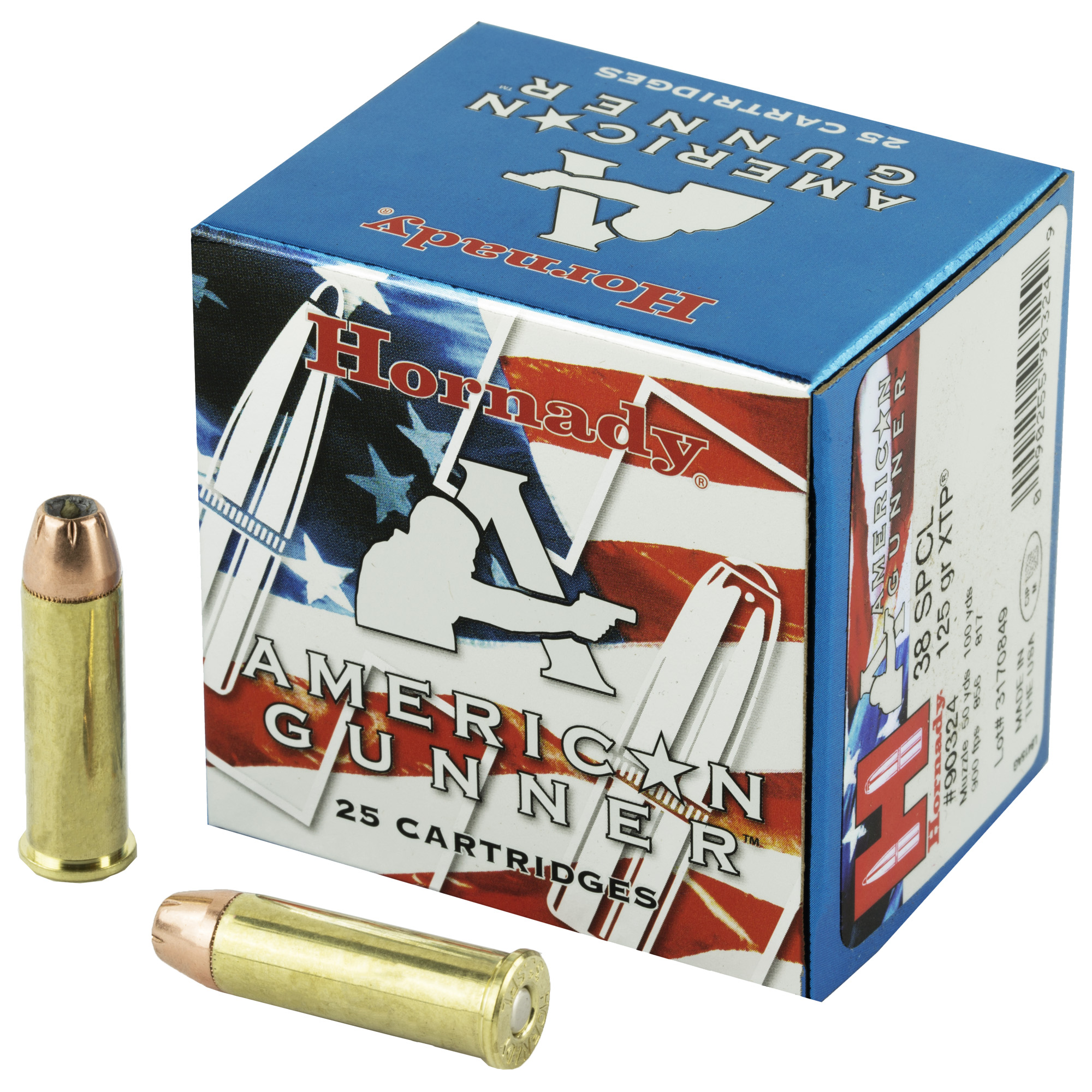 Hornady Ag 38spl 125 Grain XTP 25/250 bulk ammo product image