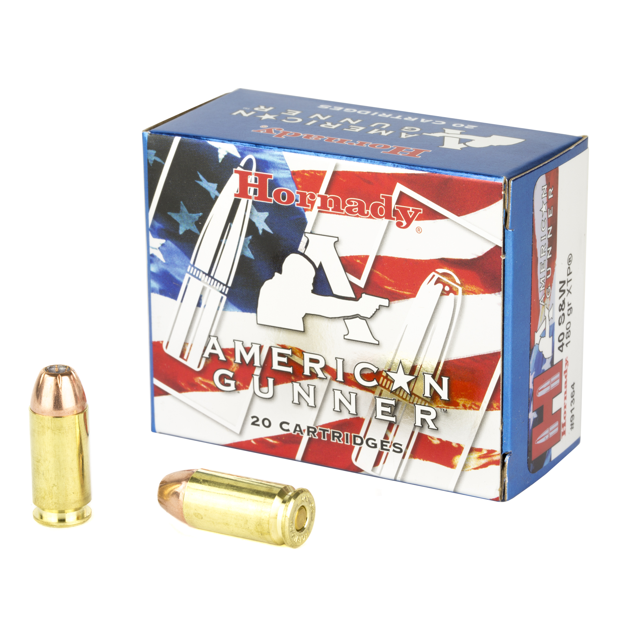 Hornady Ag 40sw 180 Grain XTP 20/200 bulk ammo product image