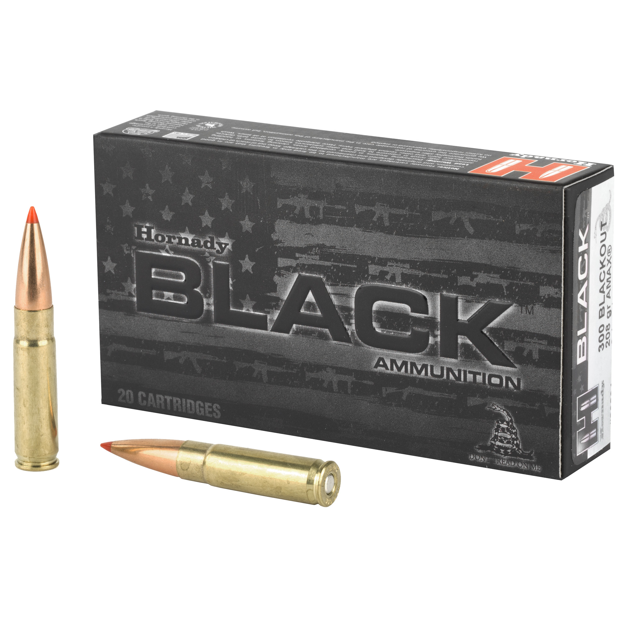 Hornady Black 300 BLK 208 Grain Eldm 20/200 bulk ammo product image