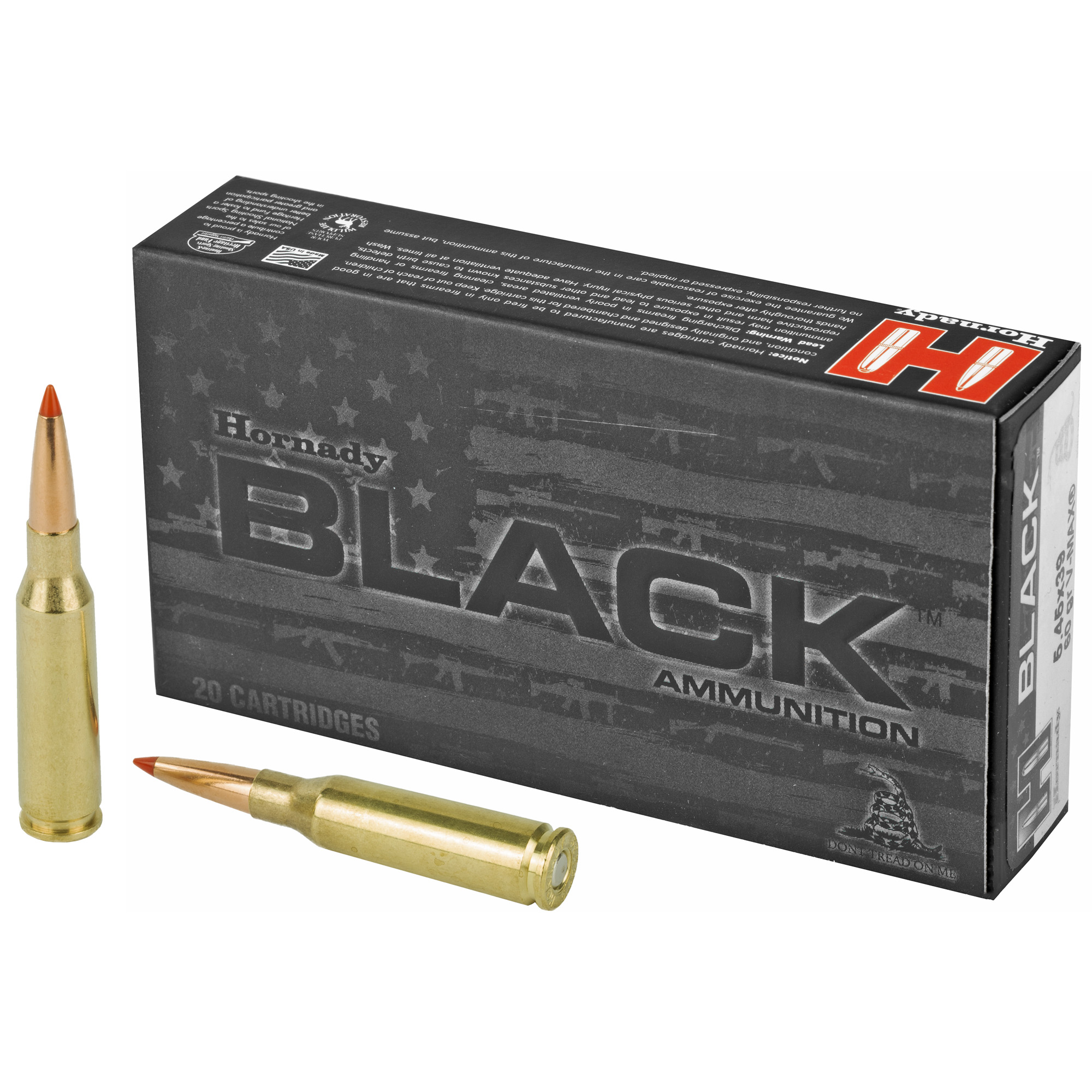 Hornady Black 5.45×39 60 Grain Vmax 20/200 bulk ammo product image