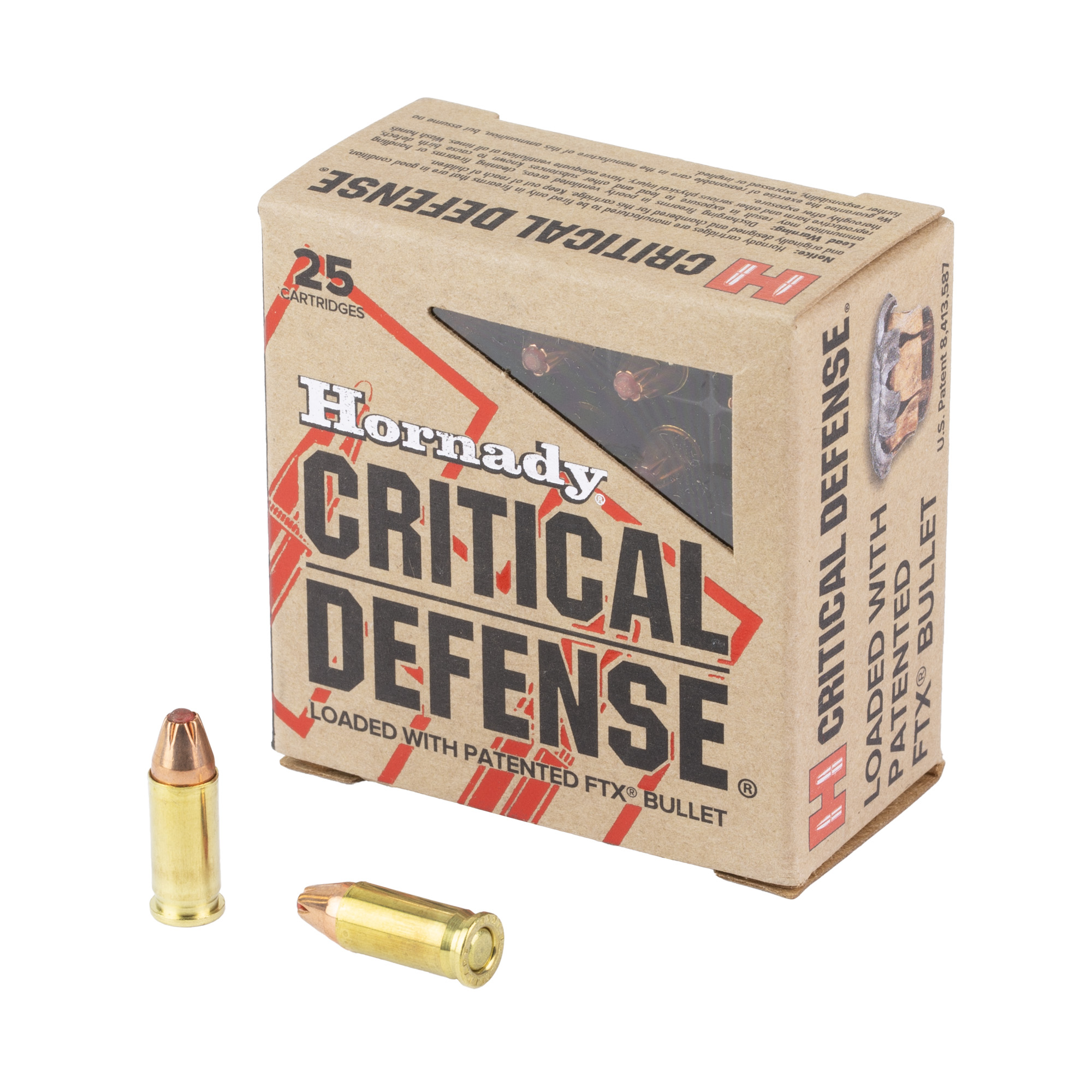 Hornady Cd 25acp 35 Grain FTX 25/250 bulk ammo product image