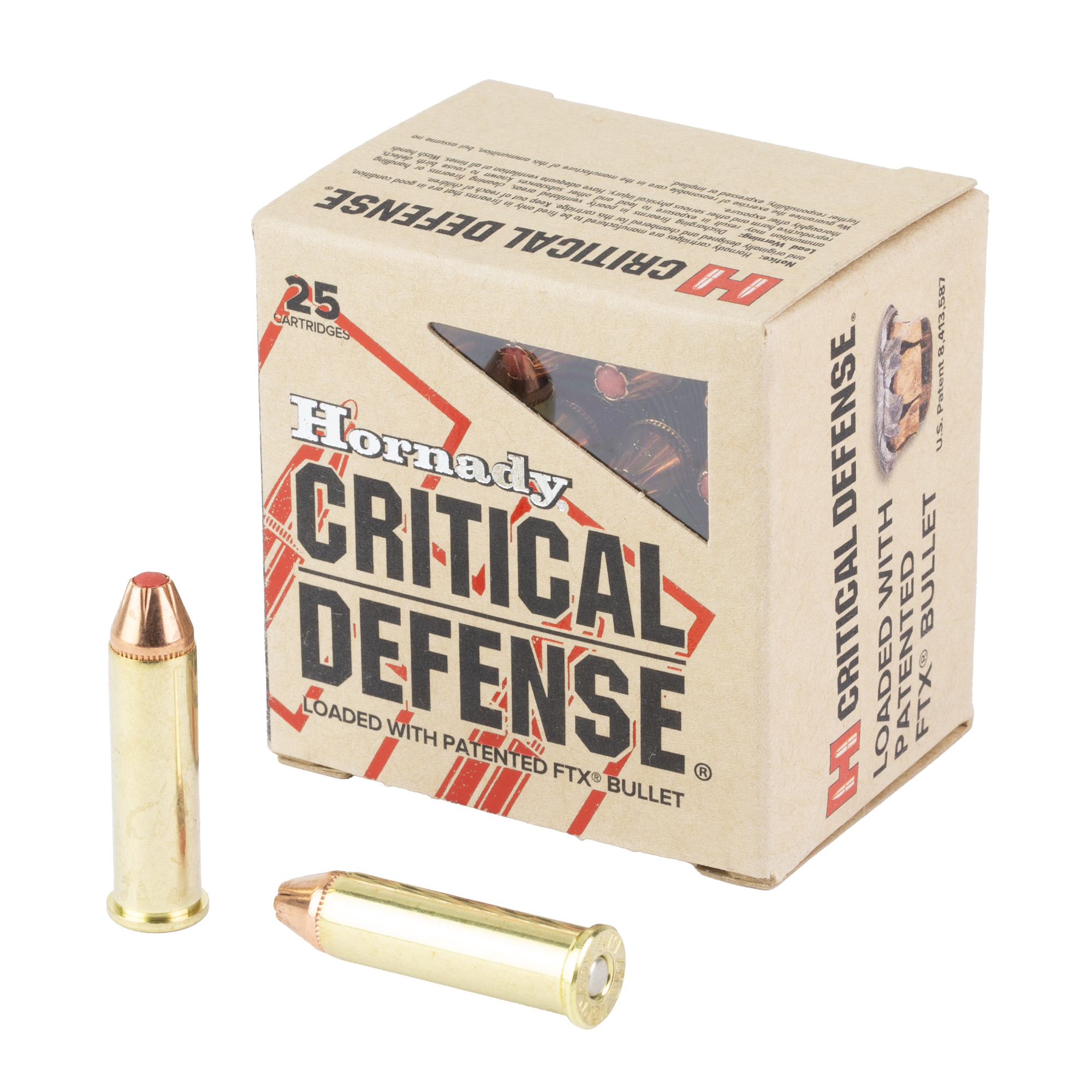 Hornady Cd 357mag 125 Grain 25/250 bulk ammo product image
