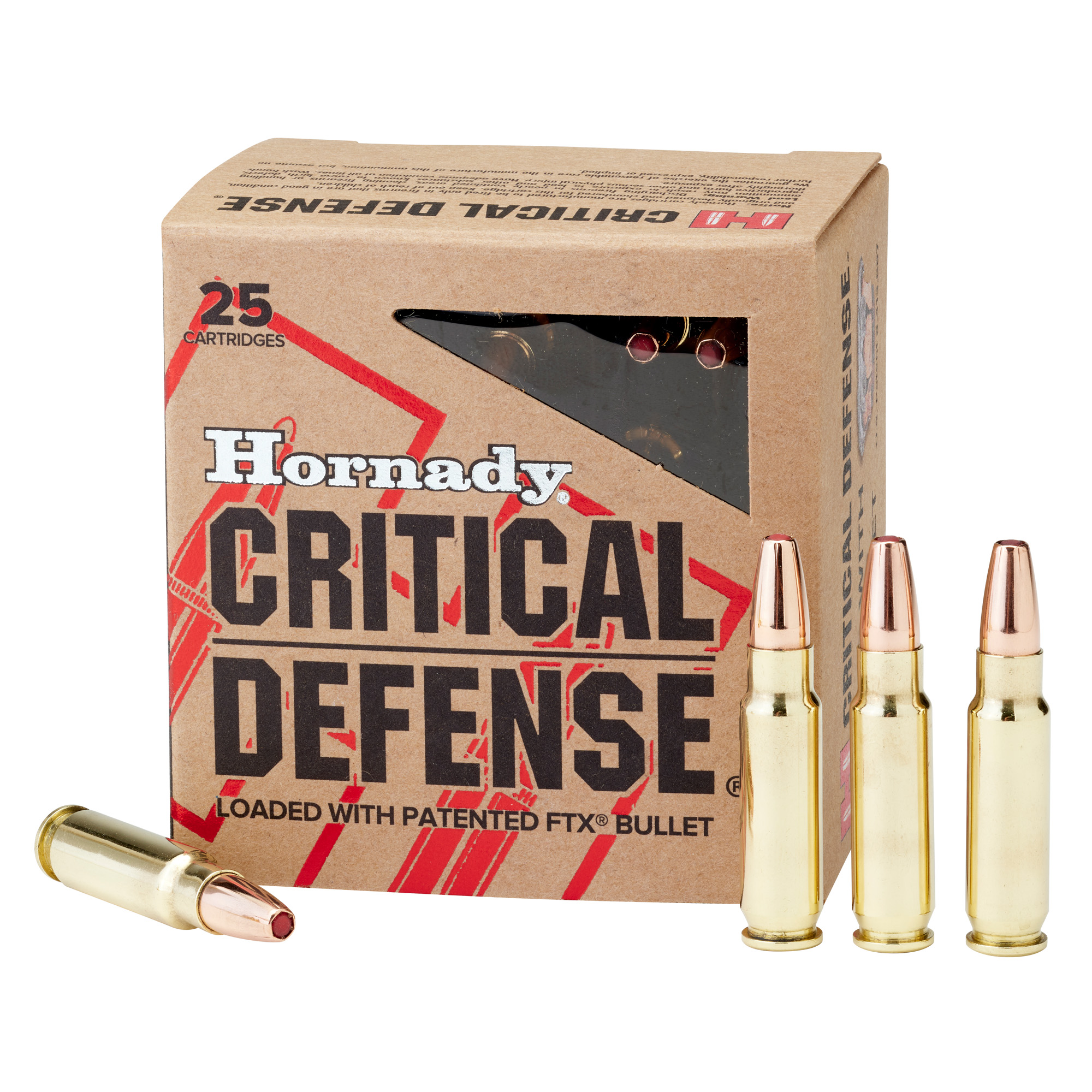 Hornady Cd 5.7x28mm 40 Grain FTX 25/250 bulk ammo product image