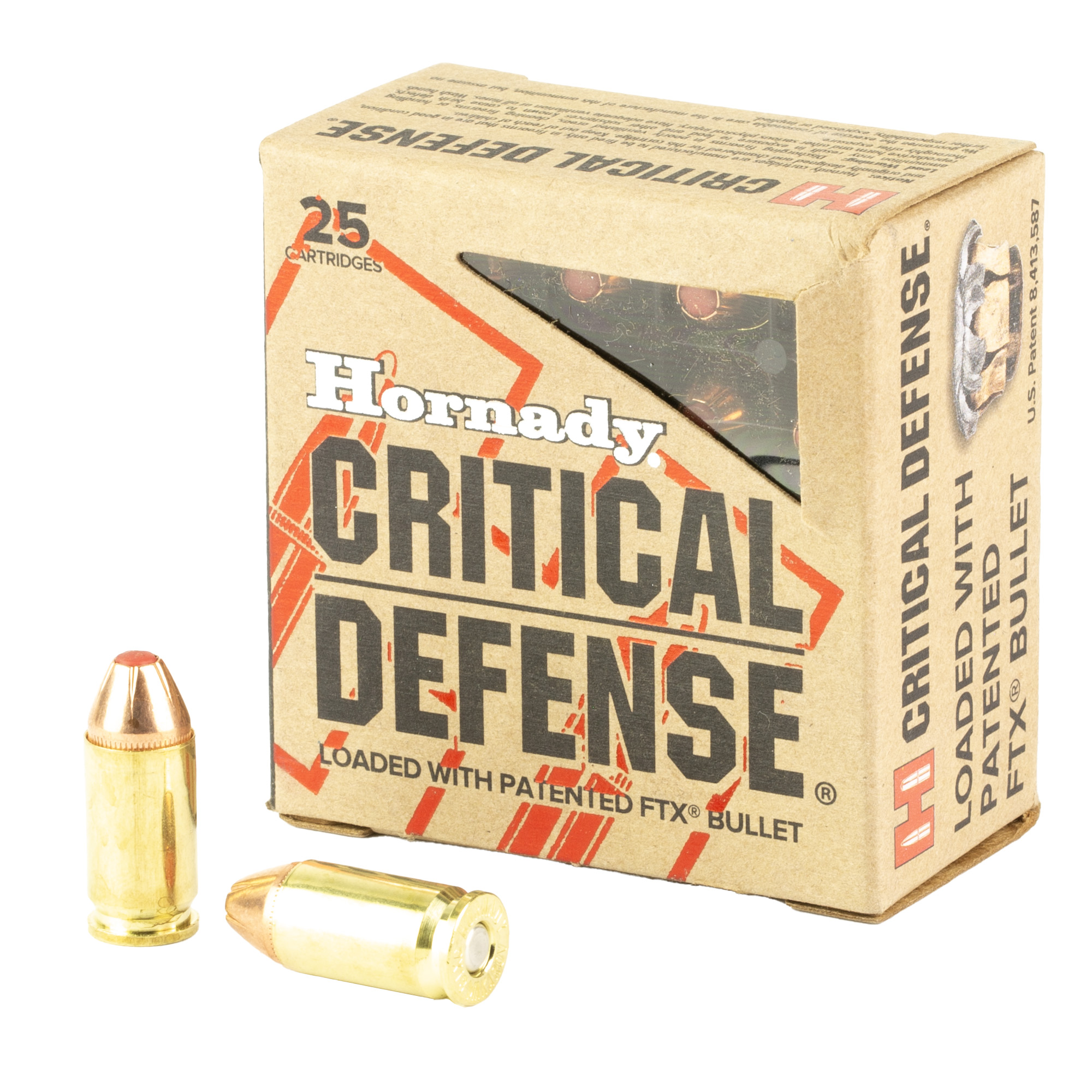 Hornady Cd 9x18mak 95 Grain FTX 25/250 bulk ammo product image