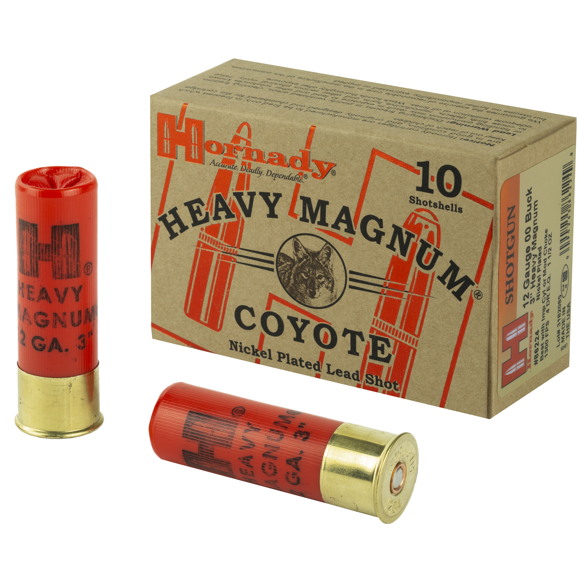 Hornady Hm Coye 12 Gauge 3″ 00 Buck 10/100 bulk ammo product image