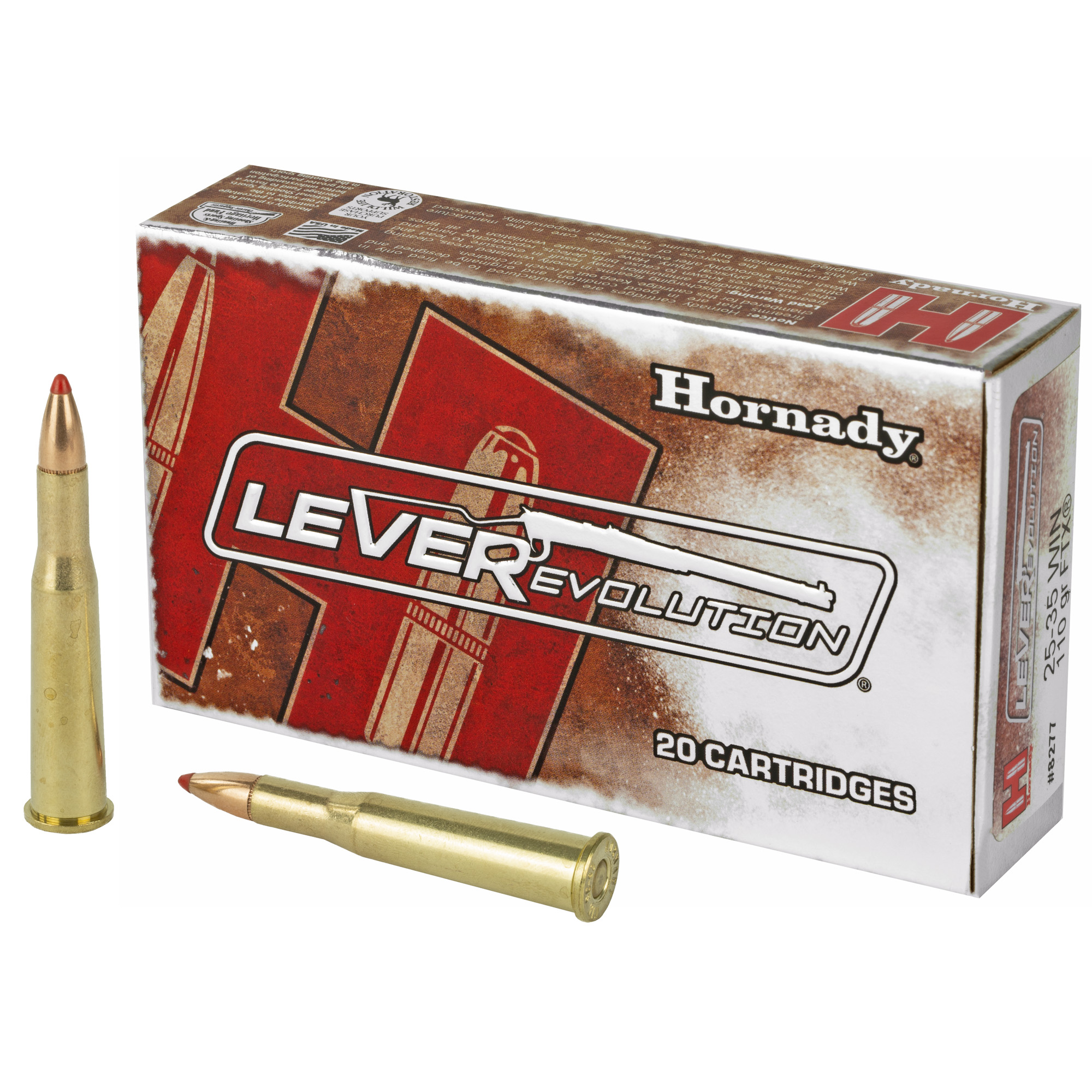 Hornady Lvrevo 25-35win 110 Grain 20/200 bulk ammo product image