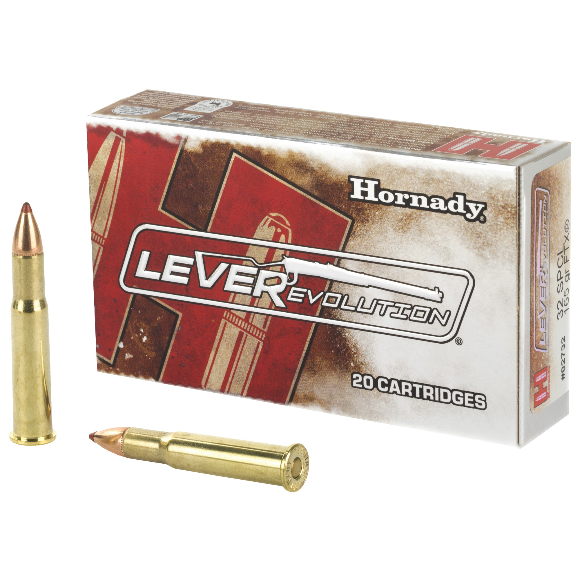 Hornady Lvrevo 32spl 165 Grain 20/200 bulk ammo product image