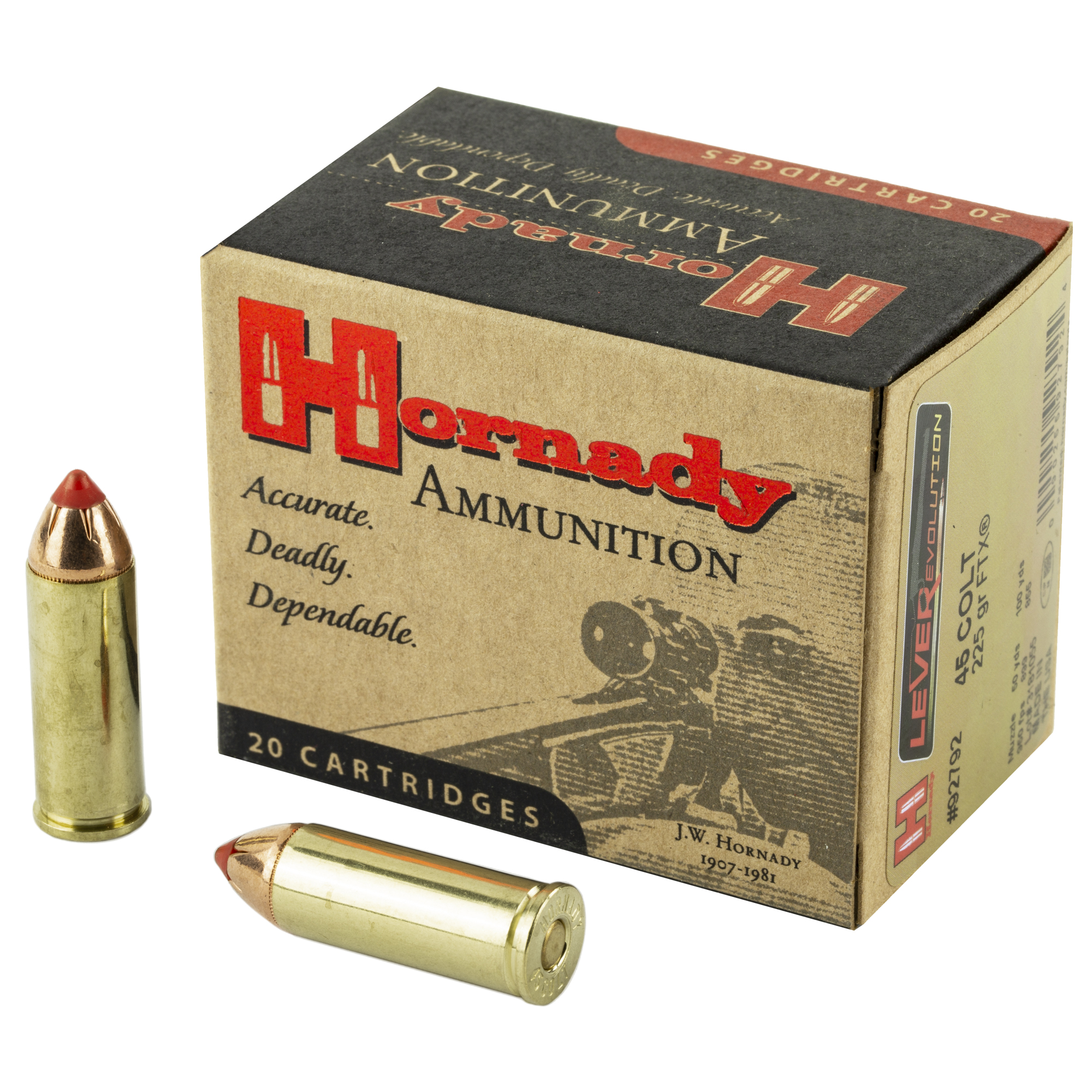 Hornady Lvrevo 45 Colt 225 Grain 20/200 bulk ammo product image