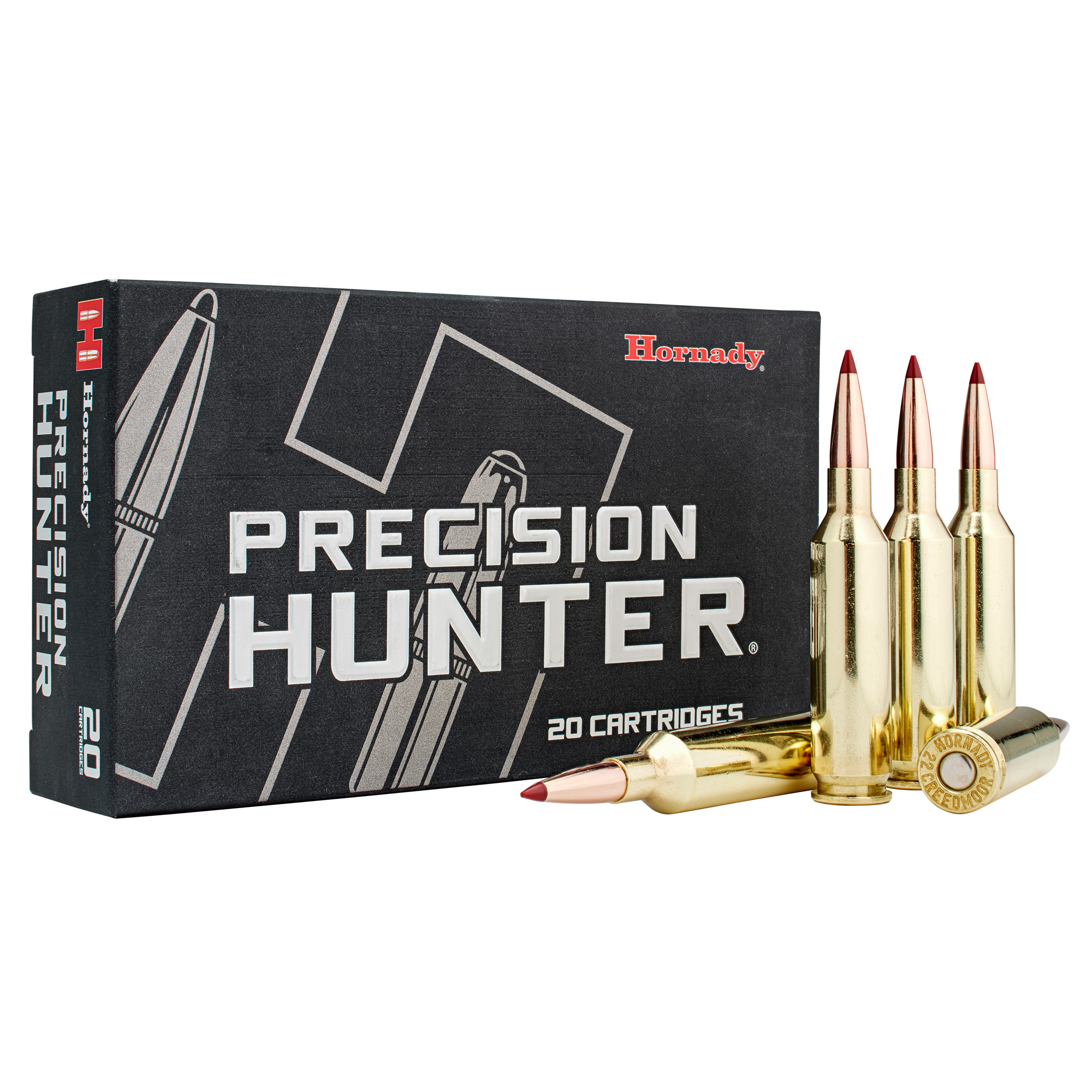 Hornady Ph 22creed 80 Grain ELD-X 20/200 bulk ammo product image