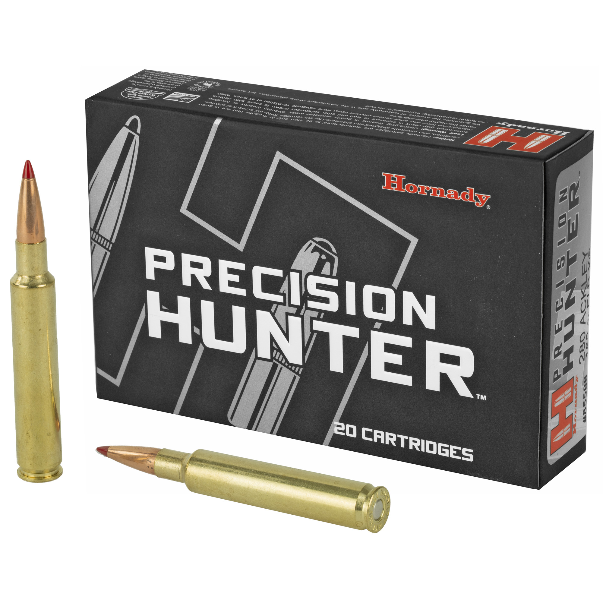 Hornady Ph 280ackley 162g ELD-X 20/200 bulk ammo product image