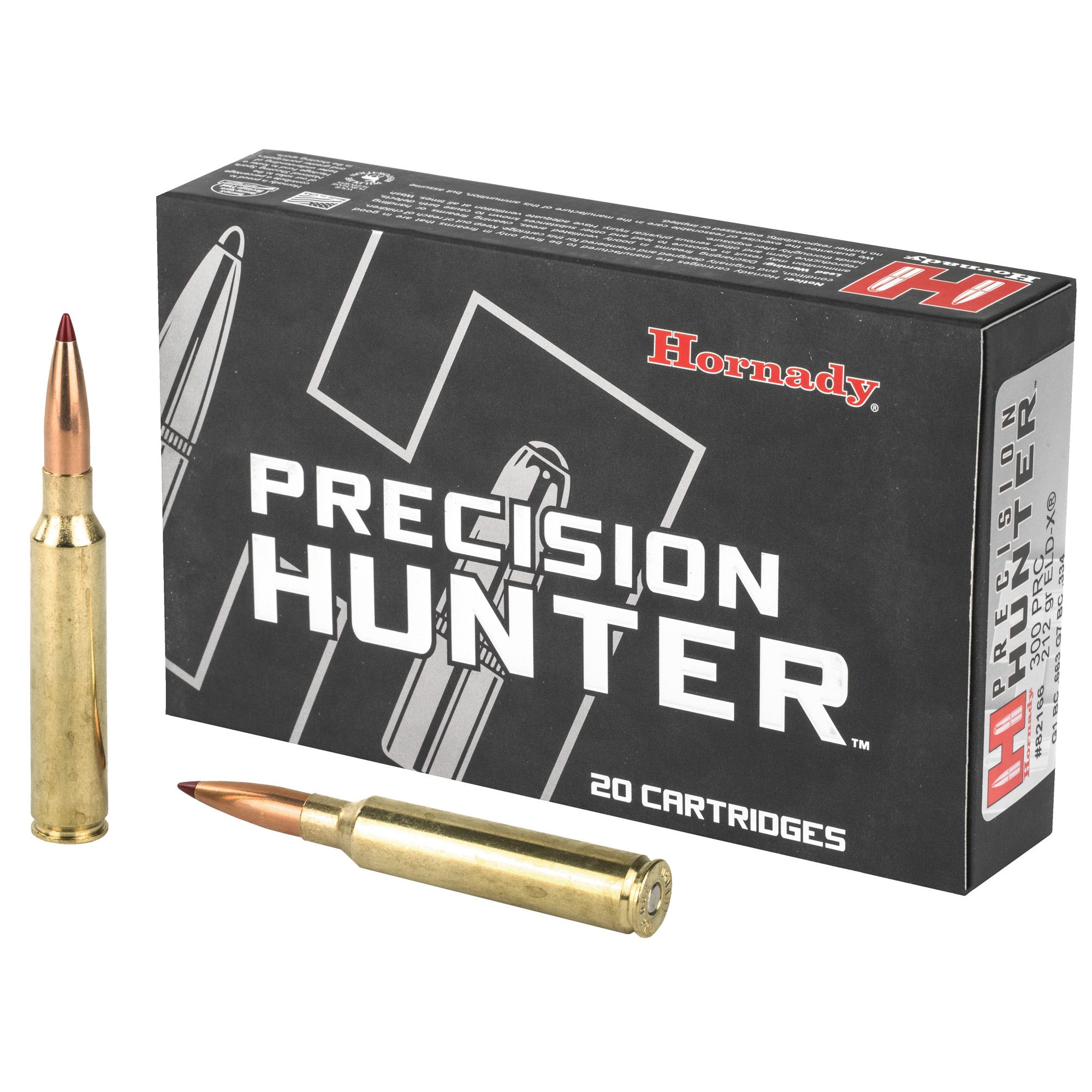Hornady Ph 300 PRC 212 Grain ELD-X 20/200 bulk ammo product image