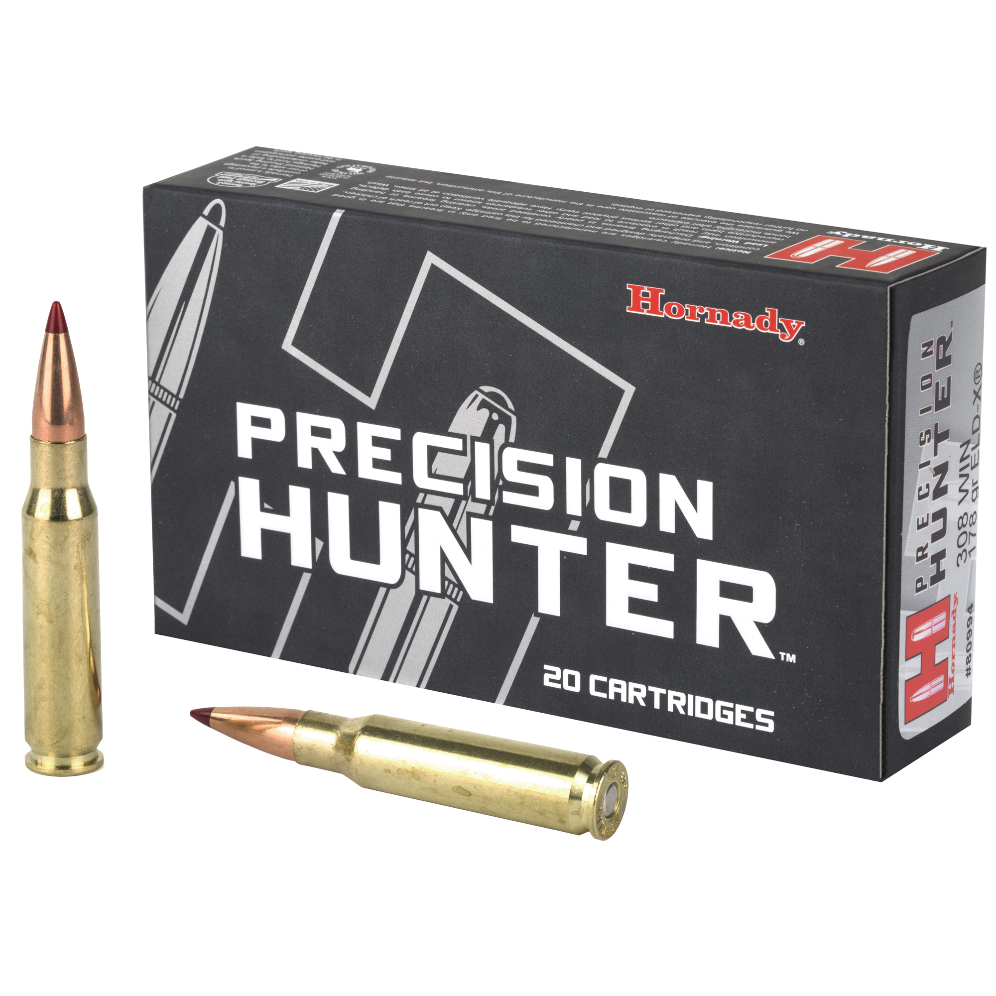 Hornady Ph 308win 178 Grain ELD-X 20/200 bulk ammo product image