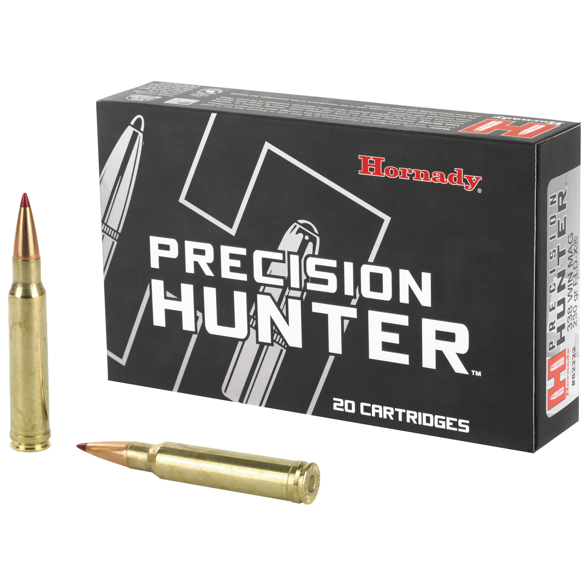 Hornady Ph 338 Win 230 Grain ELD-X 20/200 bulk ammo product image