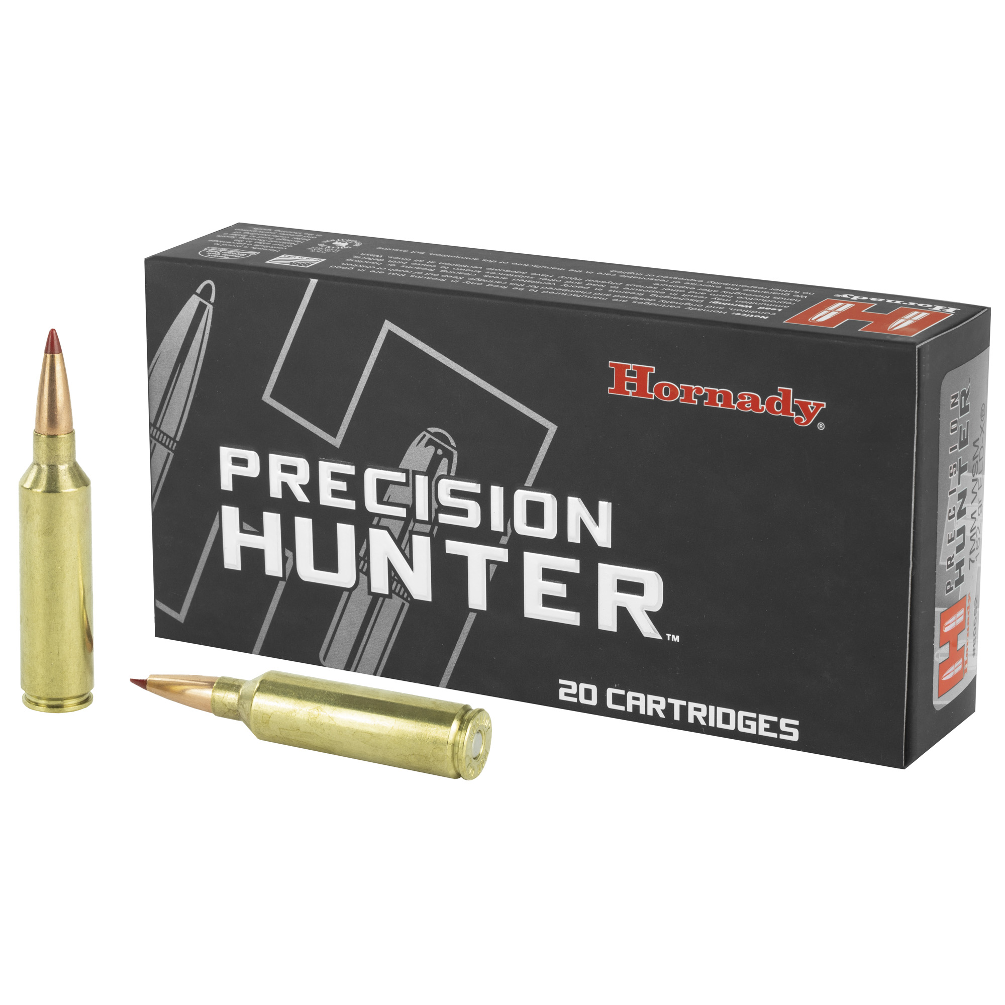 Hornady Ph 7mm Wsm 162 Grain ELD-X 20/200 bulk ammo product image
