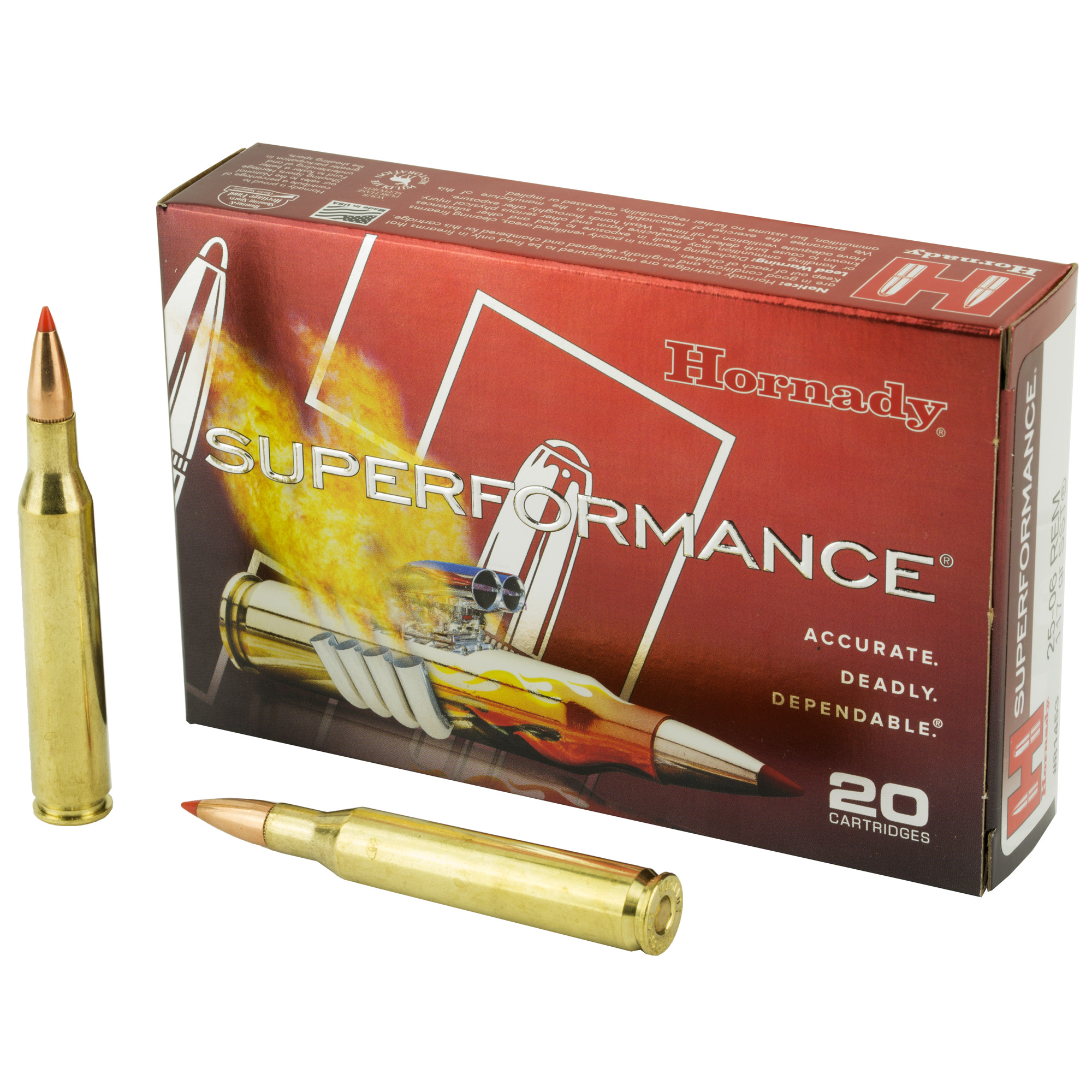 Hornady Sf 25-06rem 117 Grain SST 20/200 bulk ammo product image