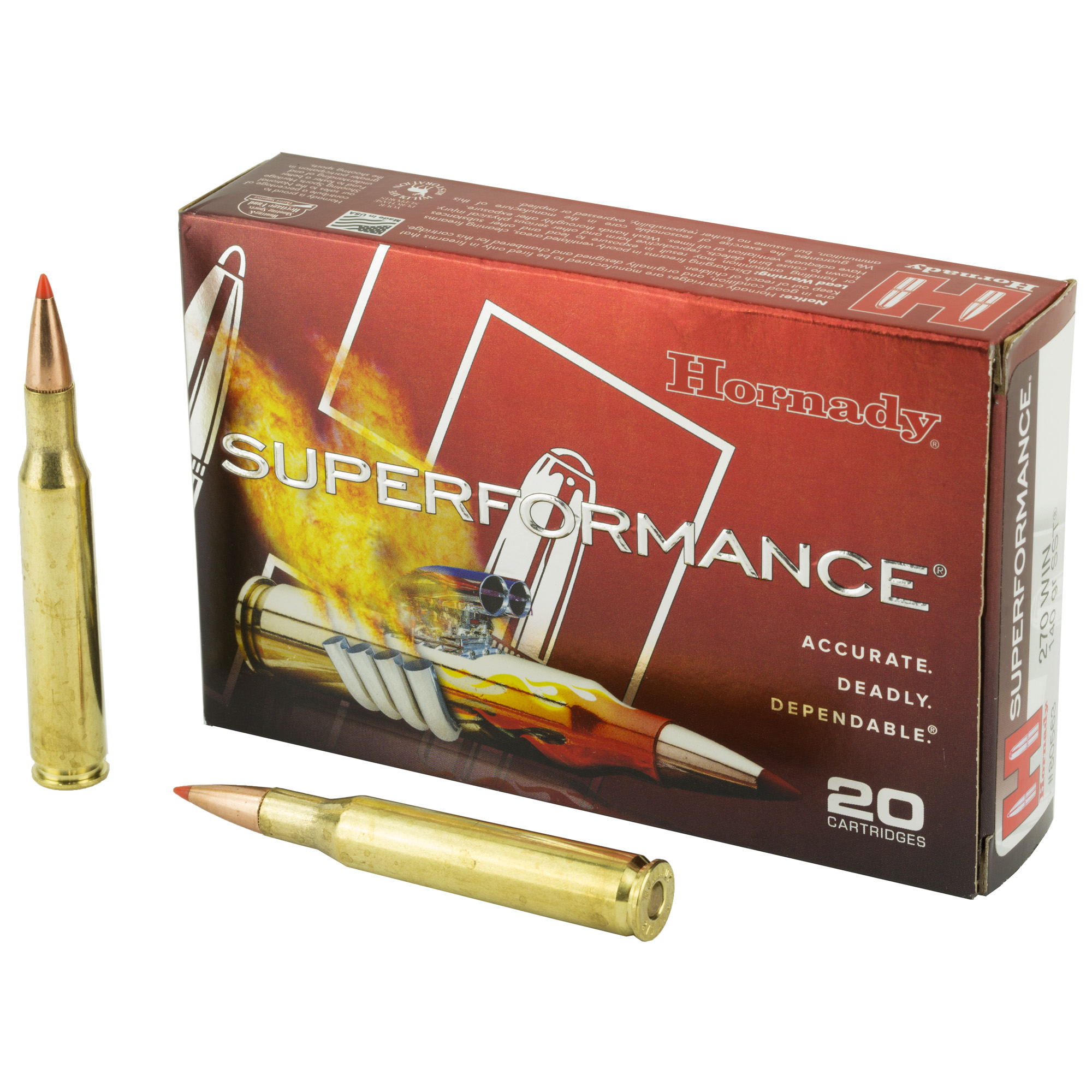 Hornady Sf 270win 140 Grain SST 20/200 bulk ammo product image