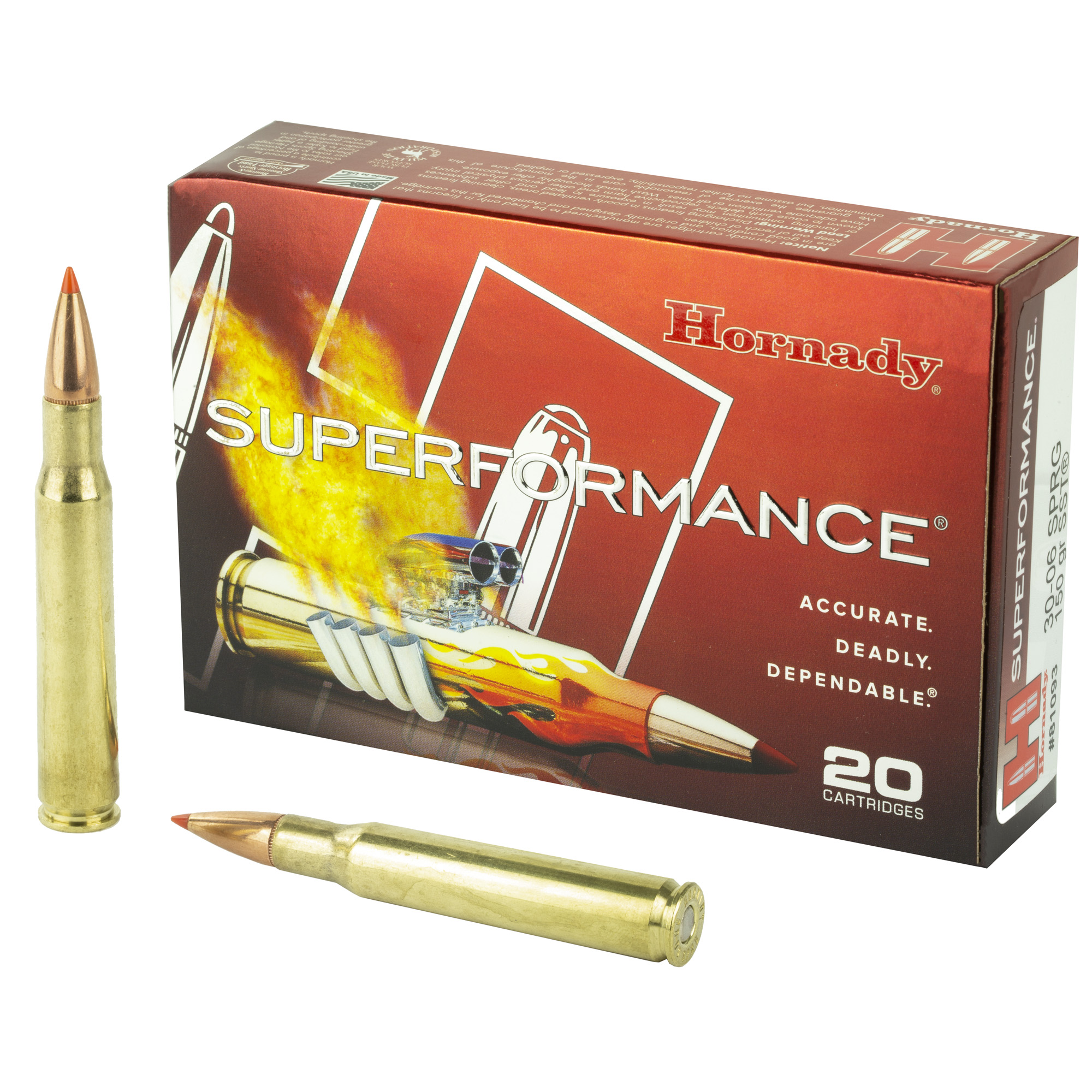 Hornady Sf 30-06 150 Grain SST 20/200 bulk ammo product image