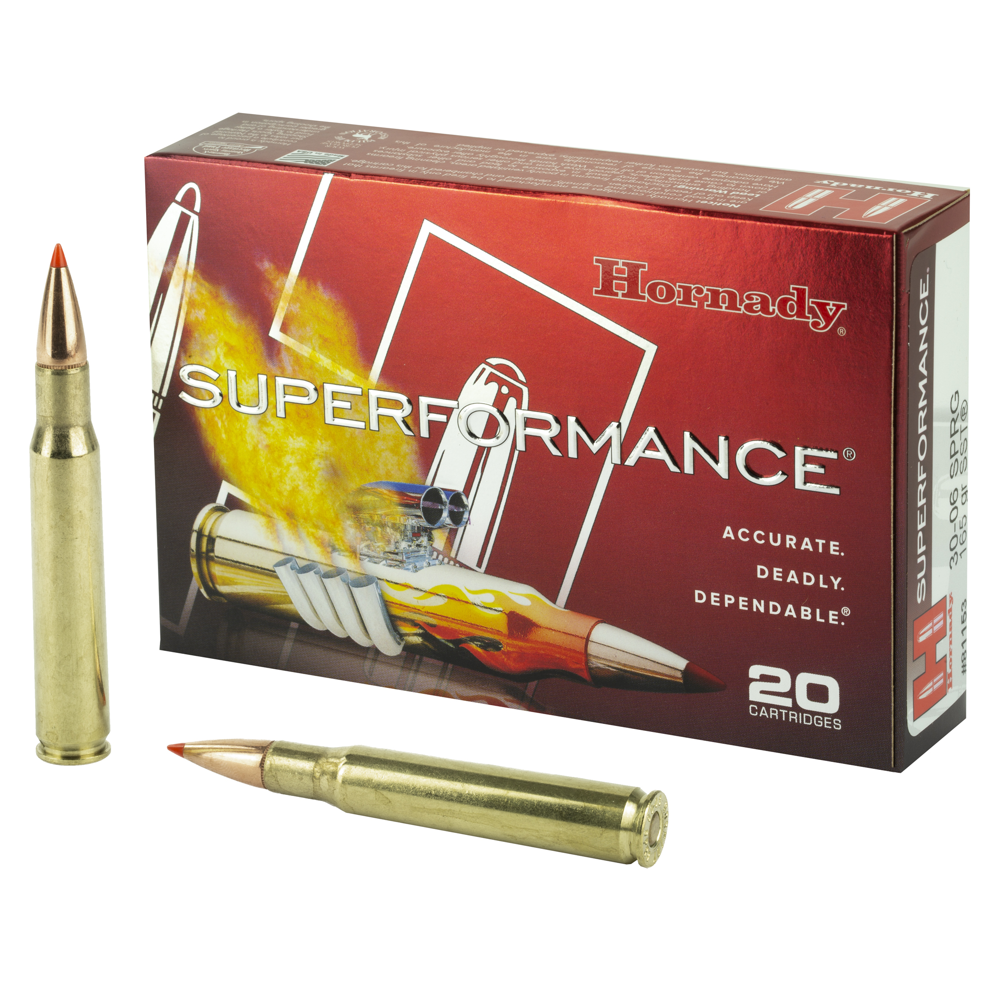 Hornady Sf 30-06 165 Grain SST 20/200 bulk ammo product image