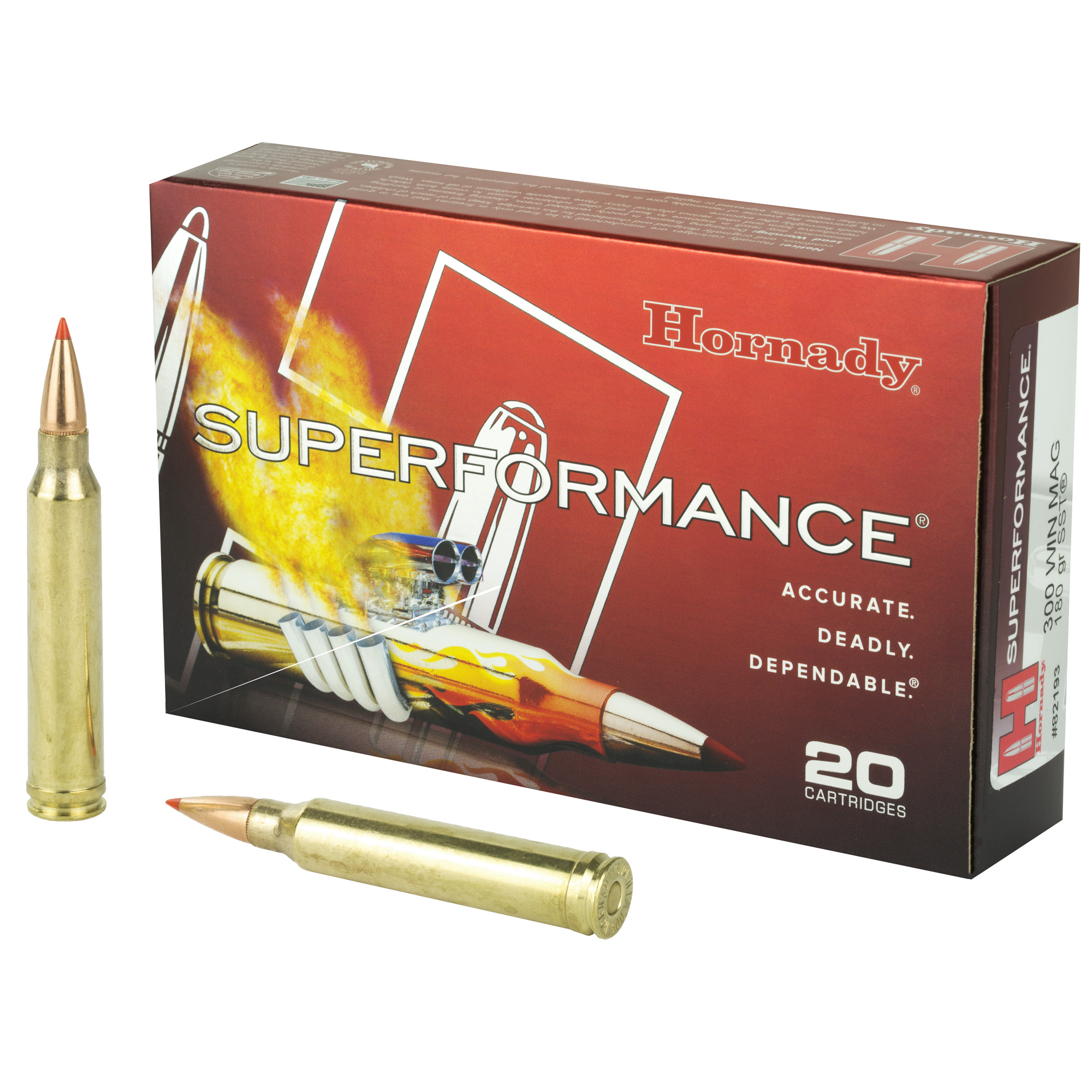 Hornady Sf 300win 180 Grain SST 20/200 bulk ammo product image
