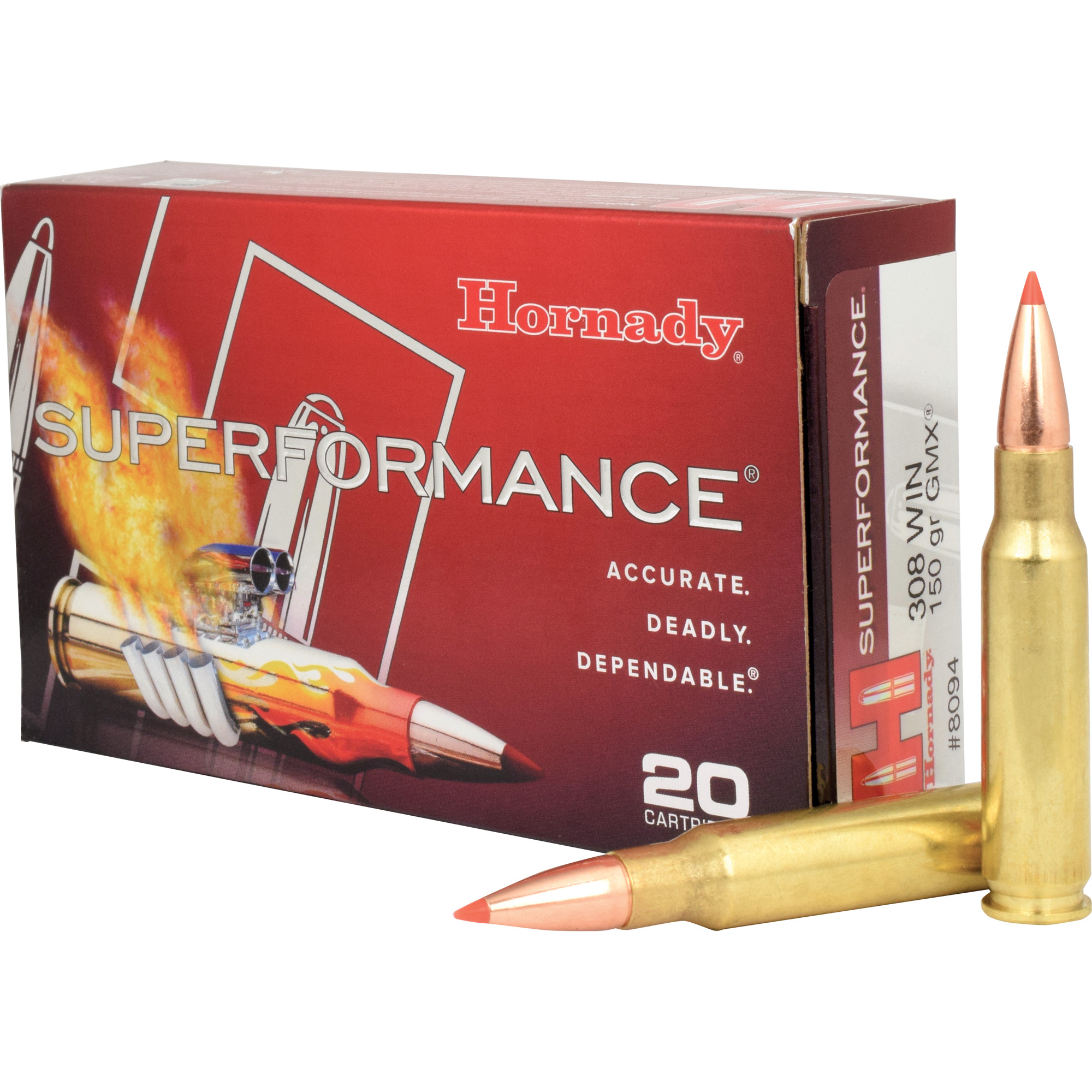 Hornady Sf 308 Win 150 Grain CX 20/200 bulk ammo product image