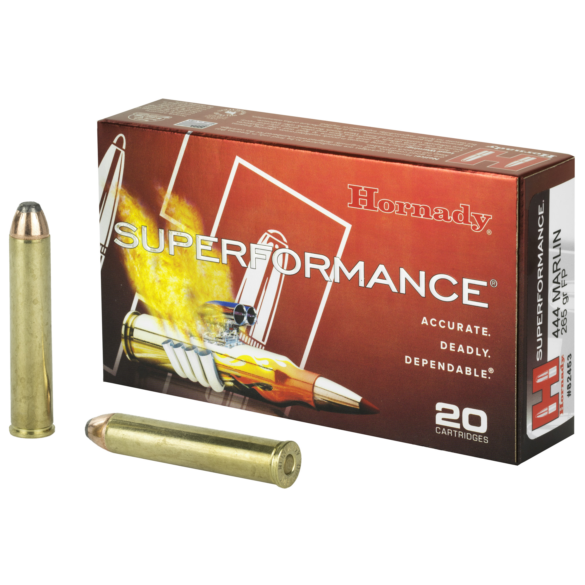 Hornady Sf 444mar 265 Grain InterLock FP 20/200 bulk ammo product image