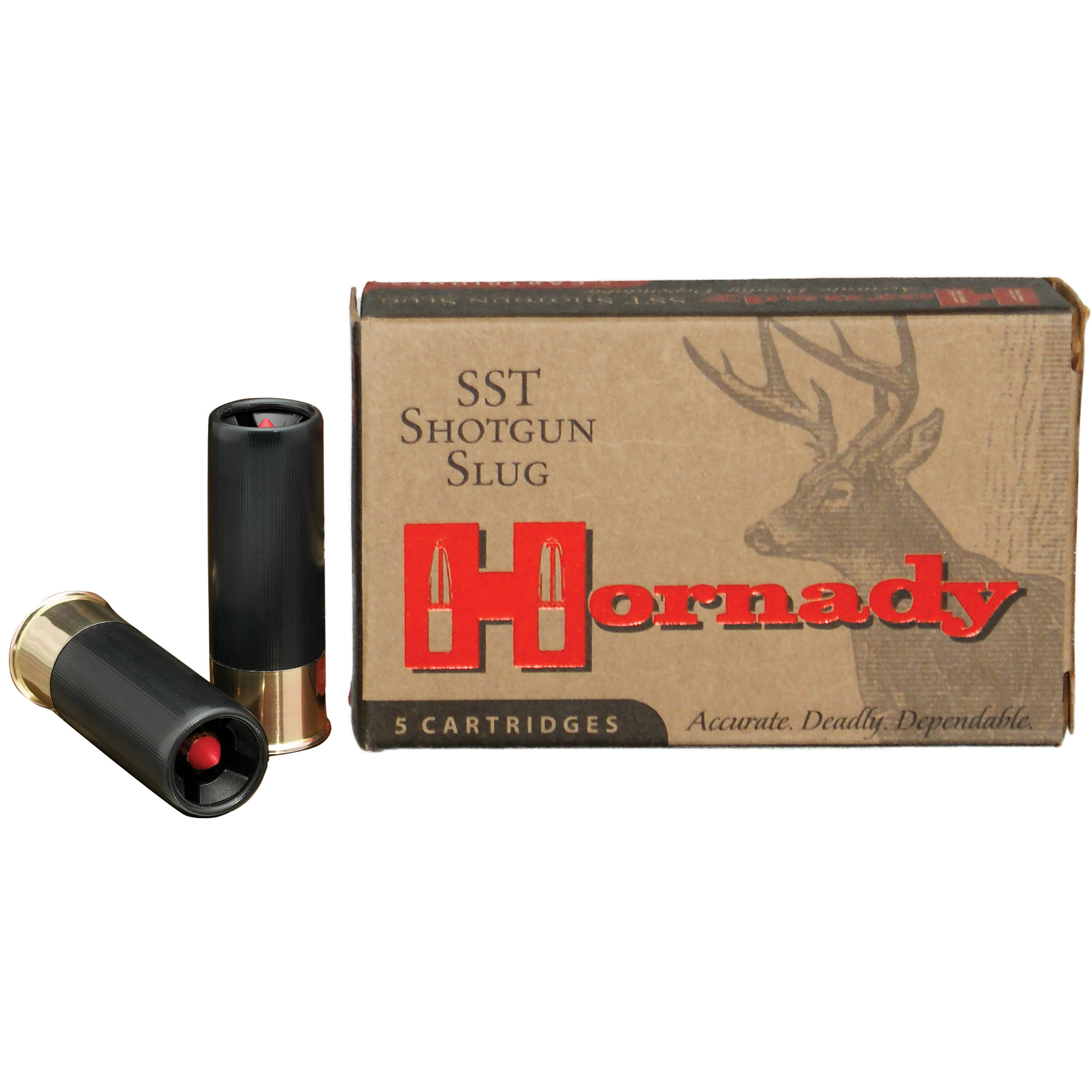 Hornady SST 12 Gauge 2.75″ Slug 300 Grain 5/100 bulk ammo product image