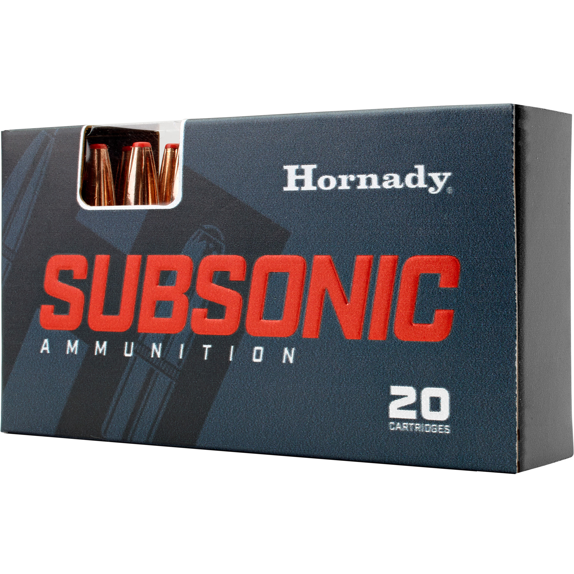 Hornady Subs 338arc 307 Grain Subsonic-X 20/200 bulk ammo product image