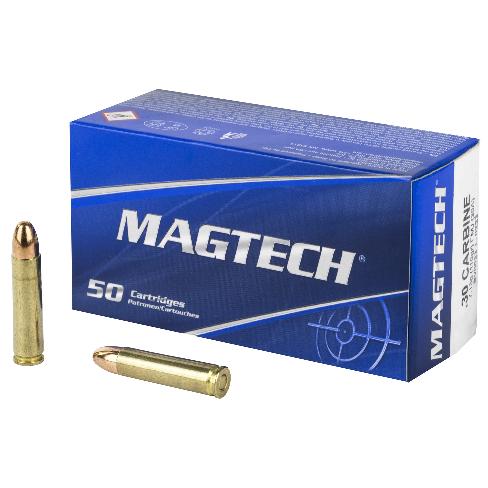 Magtech 30carb 110 Grain FMJ 50/1000 bulk ammo product image