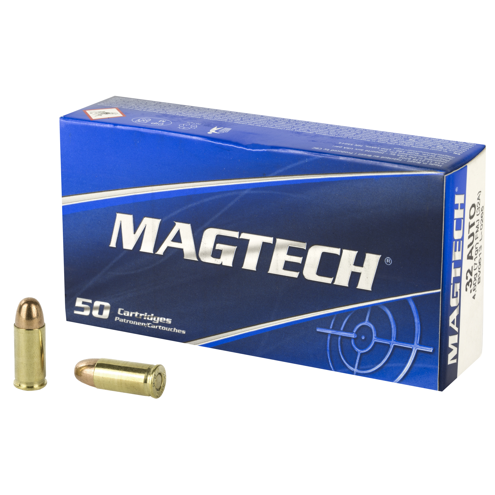 Magtech 32acp 71 Grain FMJ 50/1000 bulk ammo product image