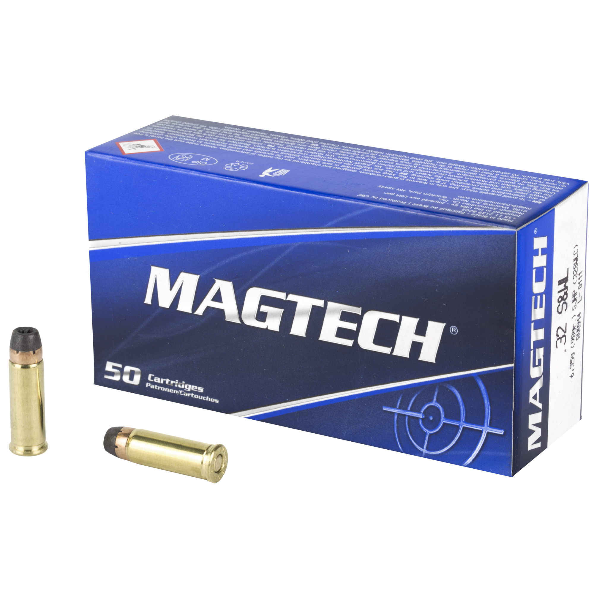 Magtech 32s&w Long 98 Grain JHP 50/1000 bulk ammo product image