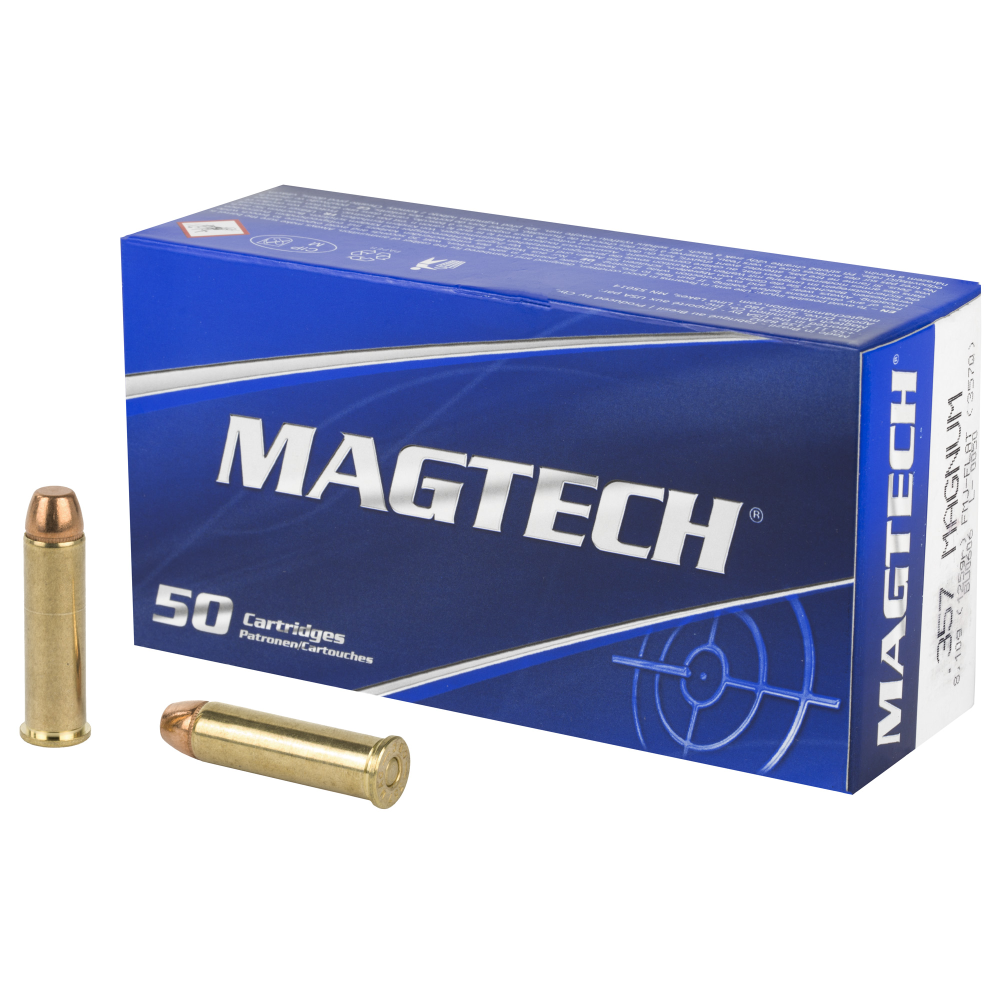 Magtech 357 Mag 125 FMJ Flat 50/1000 bulk ammo product image