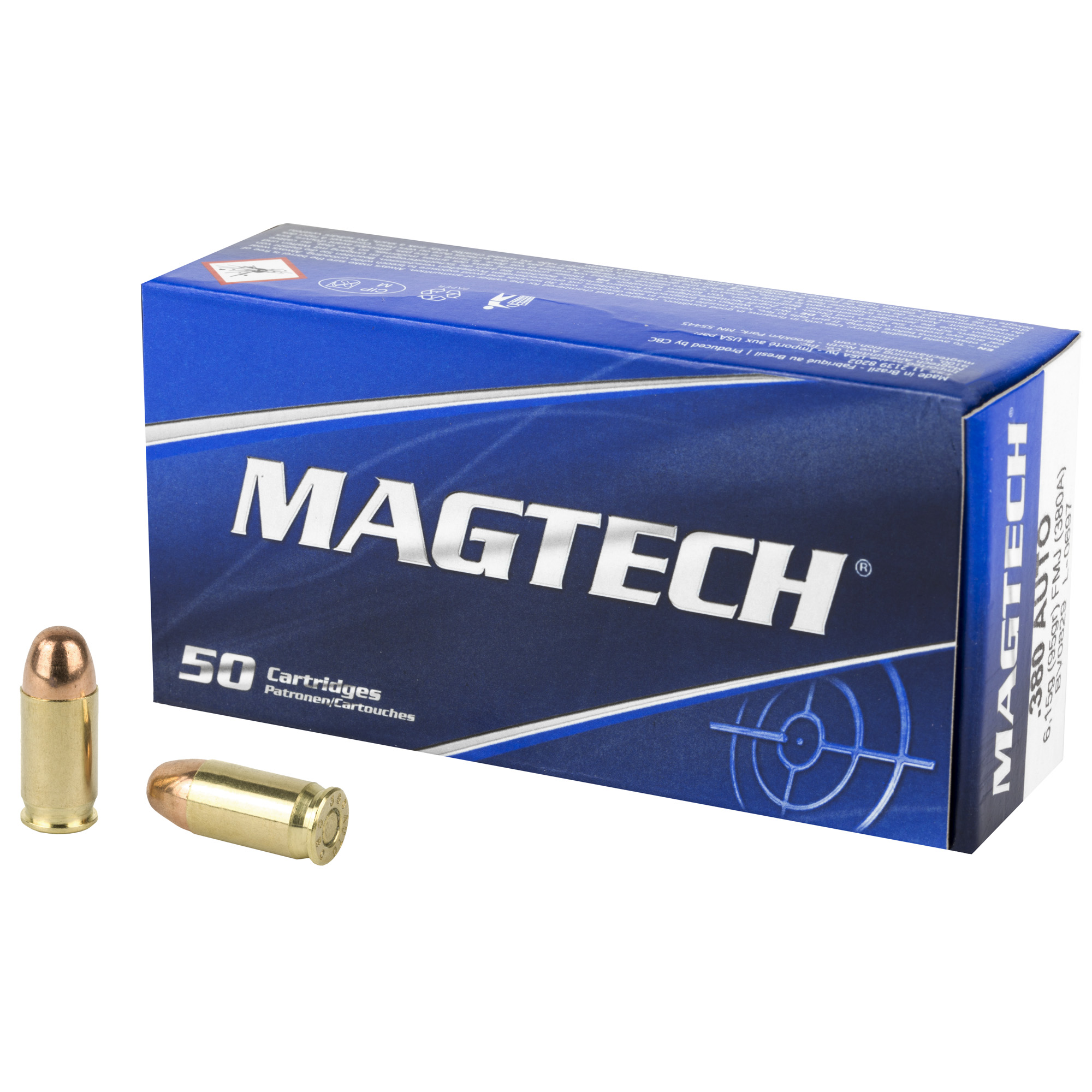 Magtech 380 ACP 95 Grain FMJ 50/1000 bulk ammo product image