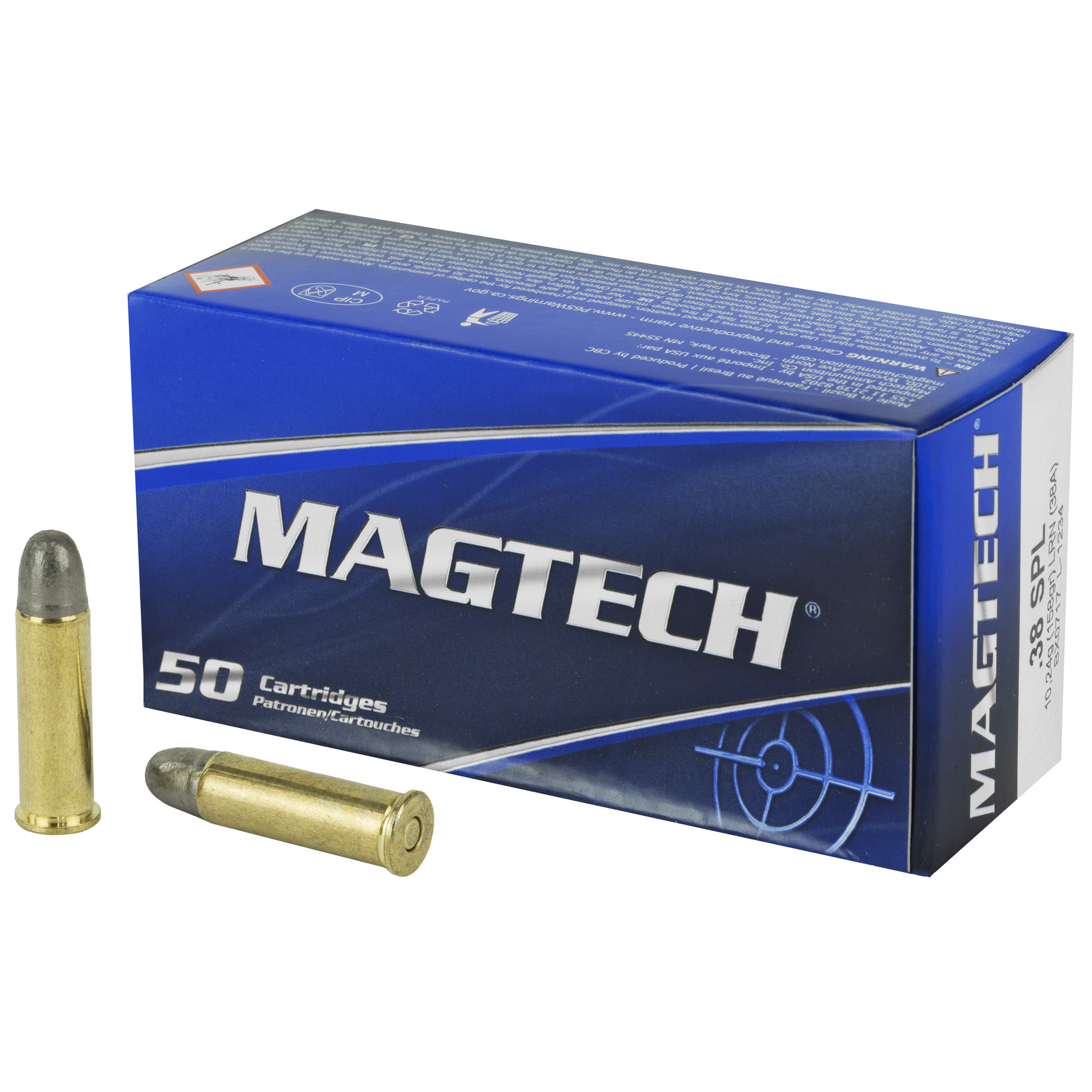 Magtech 38spl 158 Grain LRN 50/1000 bulk ammo product image