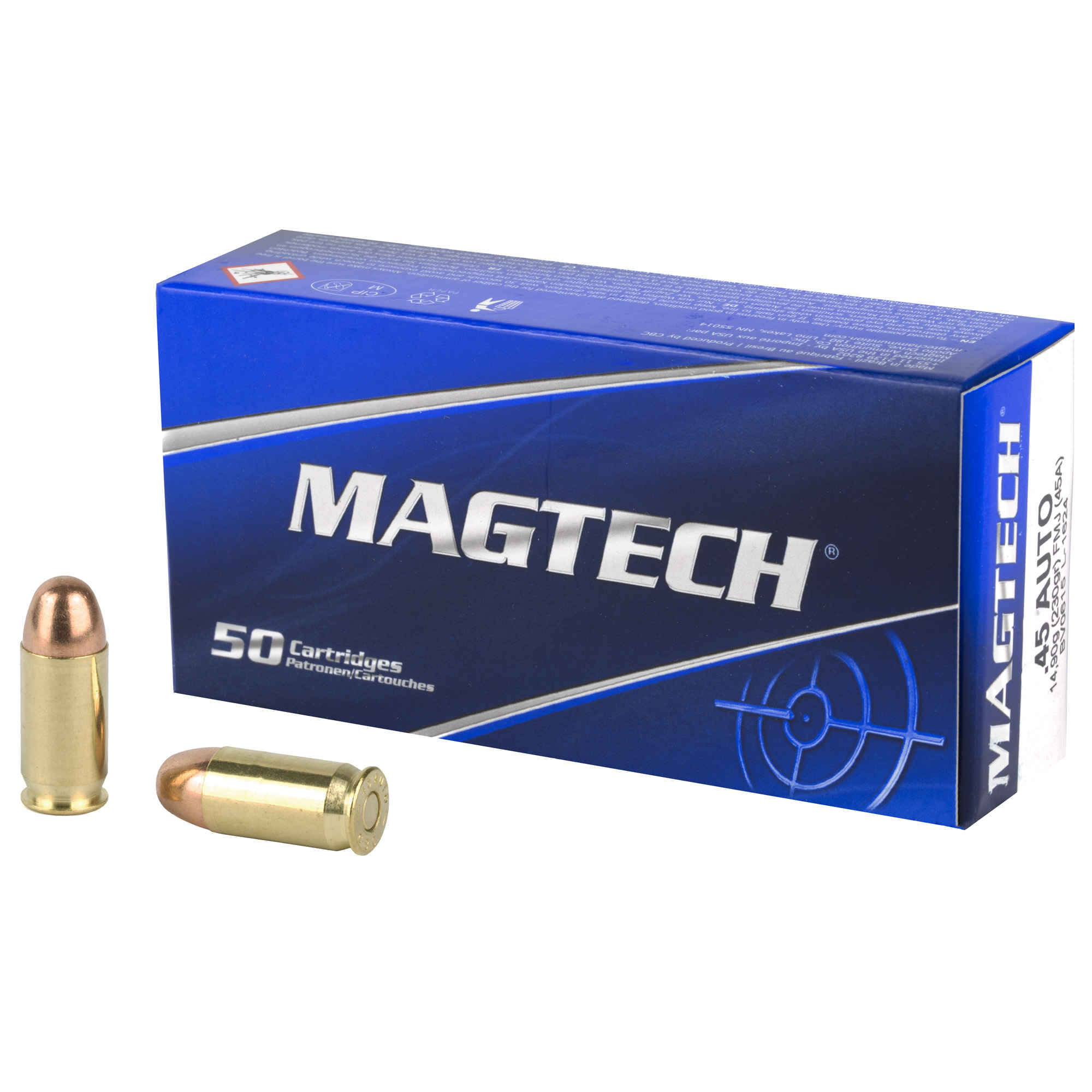 Magtech 45 ACP 230 Grain FMJ 50/1000 bulk ammo product image