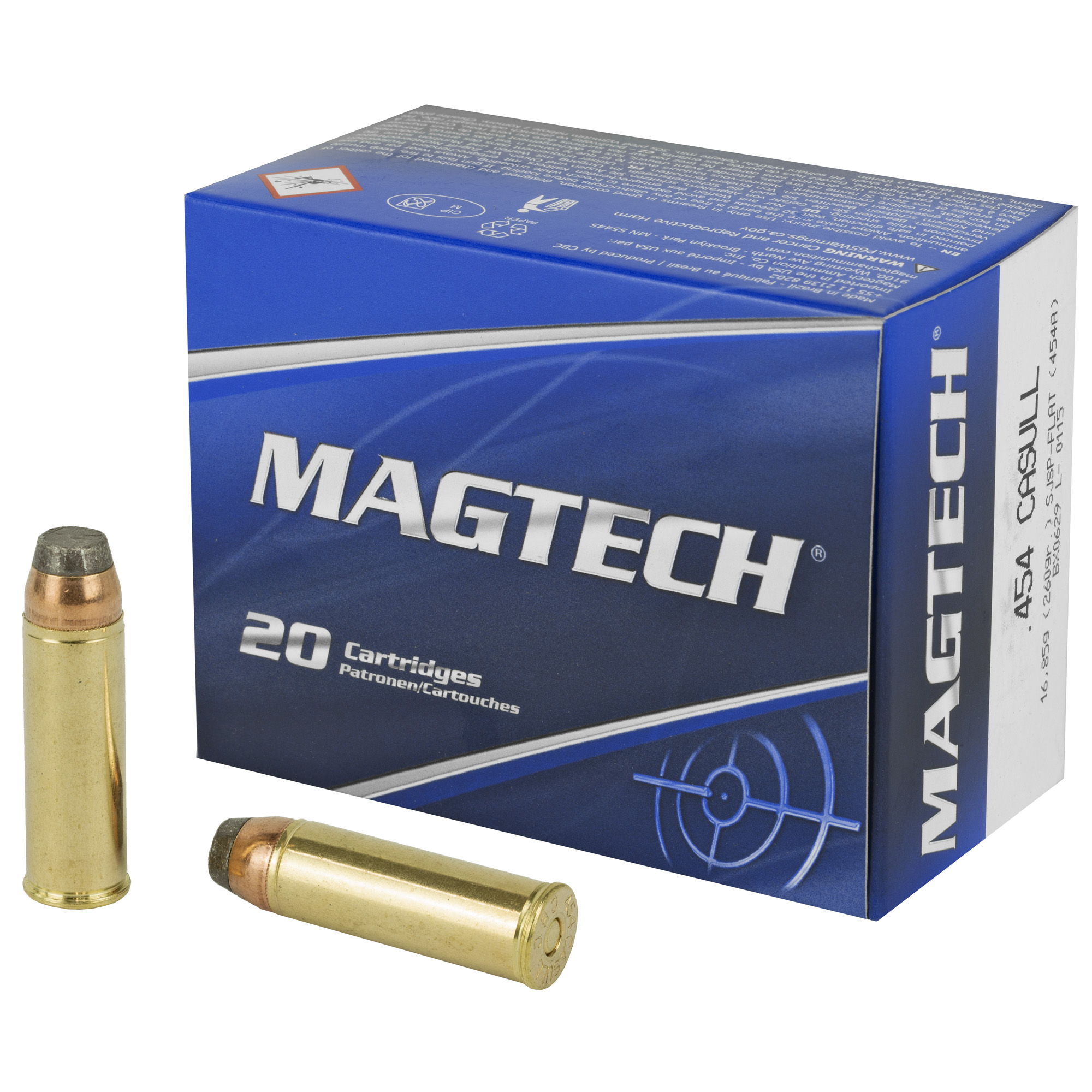 Magtech 454casull 260 Grain Sjsp 20/1000 bulk ammo product image