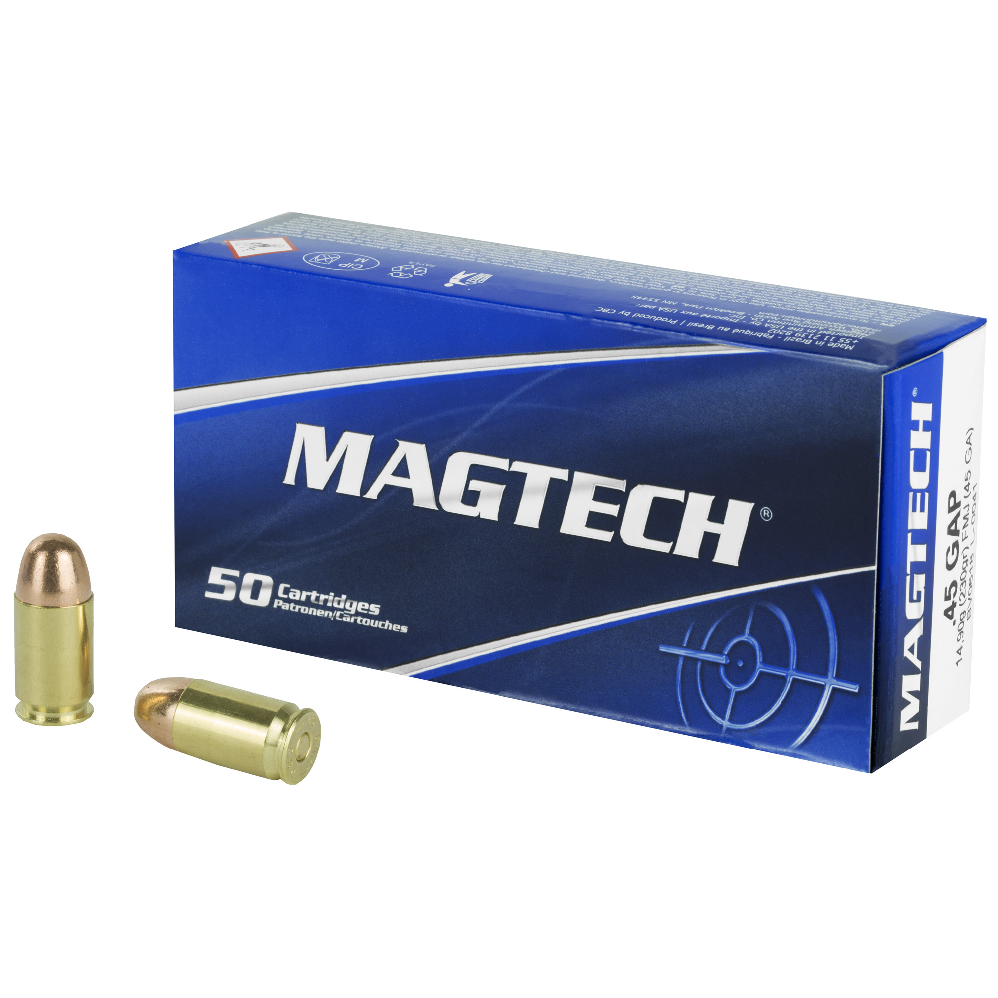 Magtech 45gap 230 Grain FMJ 50/1000 bulk ammo product image