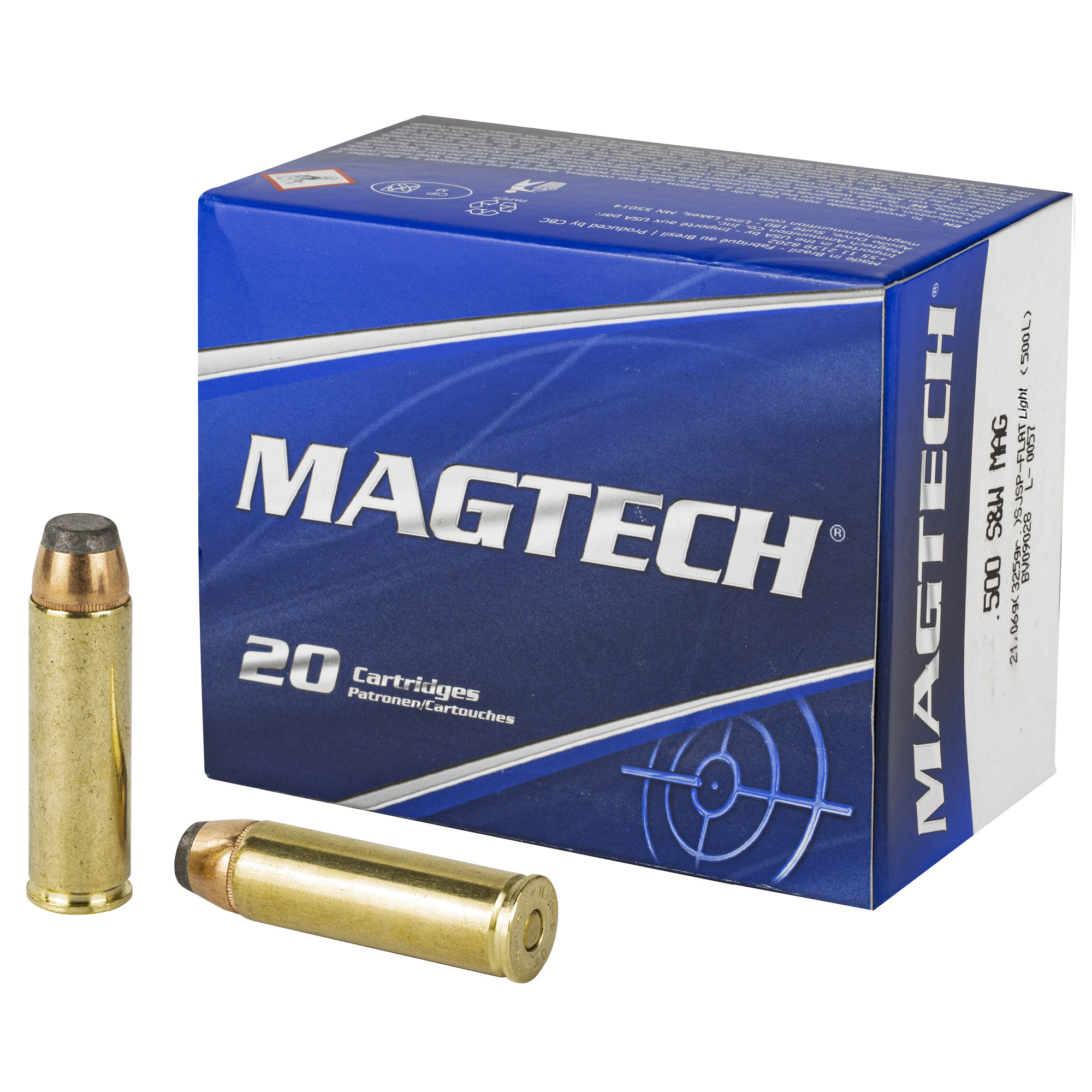 Magtech 500 S&w 325 Grain Sjsp Lt 20/500 bulk ammo product image
