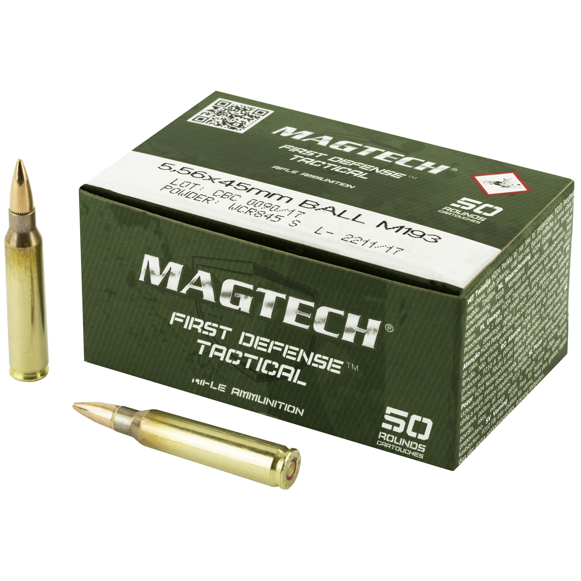 Magtech Cbc M193 556nato 55 Grain FMJ 50 bulk ammo product image