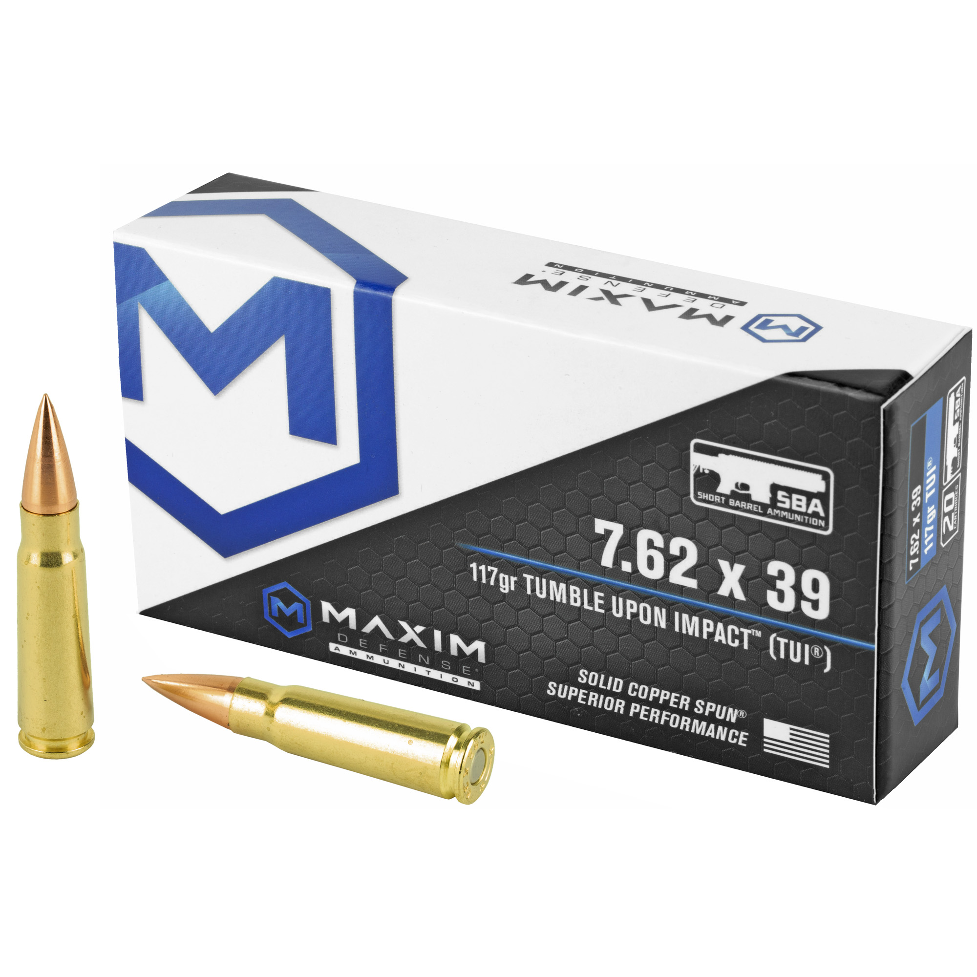 Maxim 762×39 117 Grain Tui Sba 20/200 bulk ammo product image