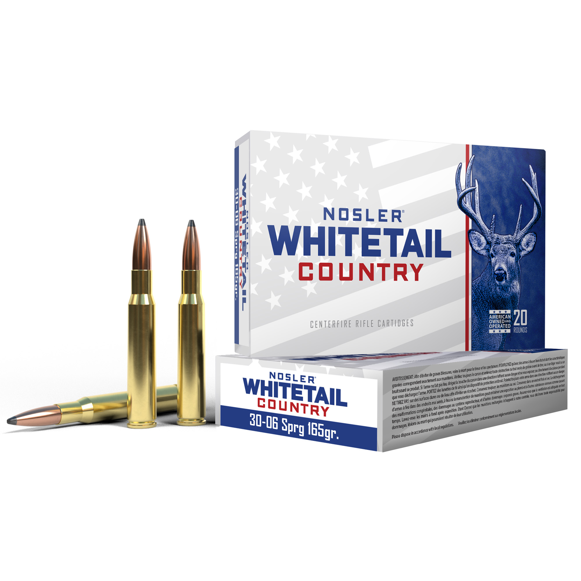 Nosler 30-06 Springfield 165 Grain Sb SP 20/200 bulk ammo product image