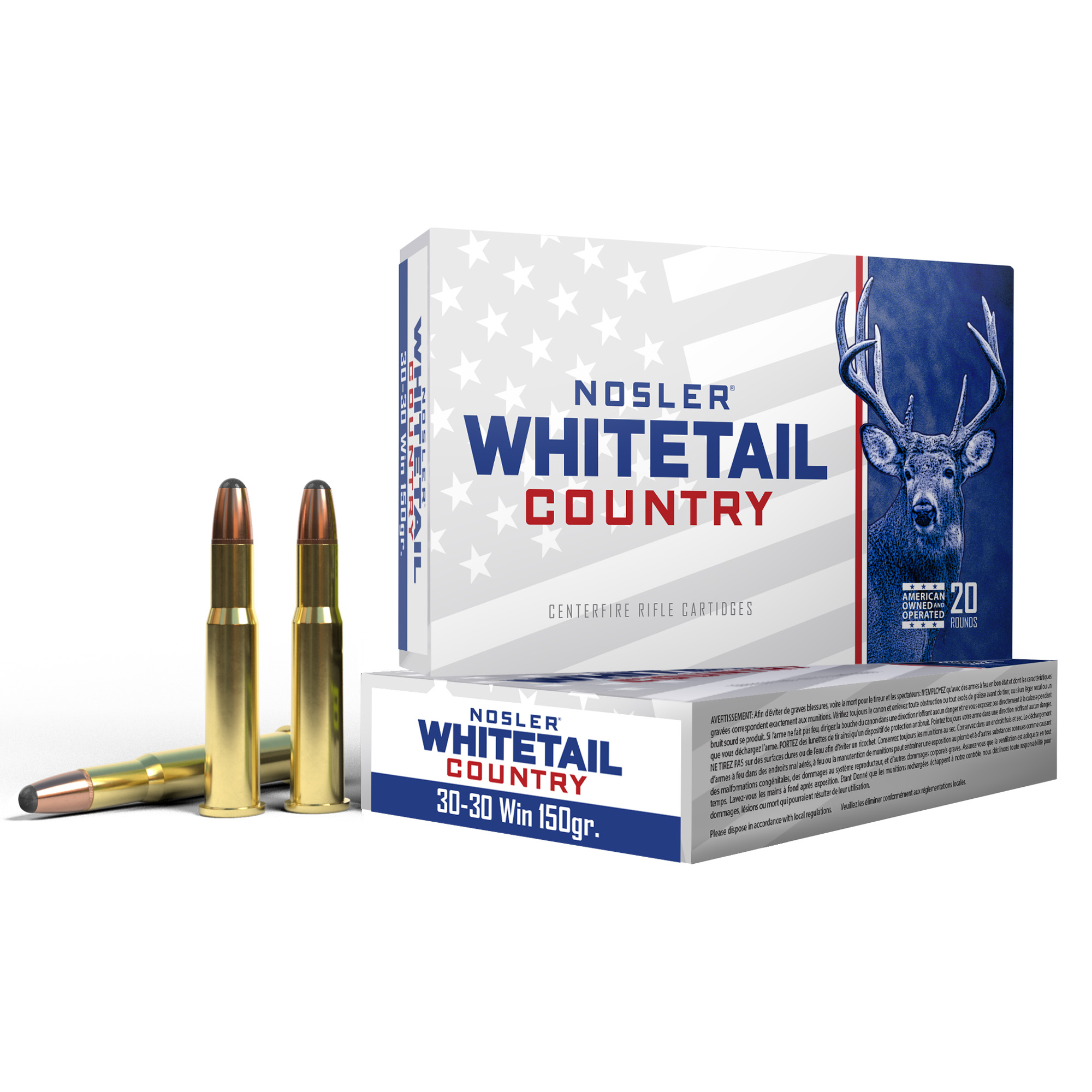 Nosler 30-30 Win 150 Grain Sb RN 20/200 bulk ammo product image