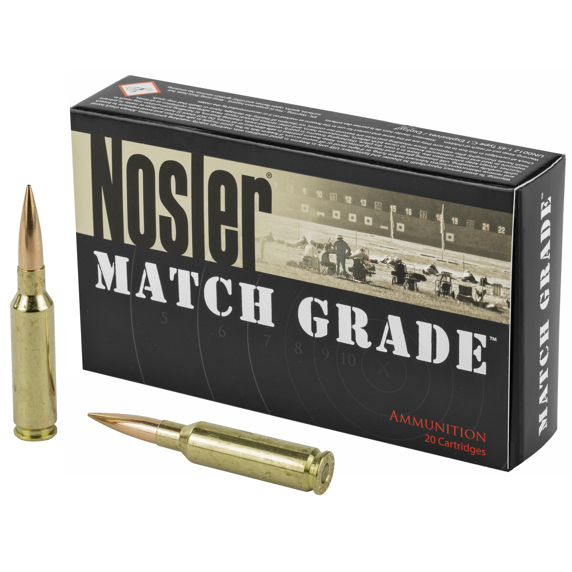Nosler 6.5crd 140 Grain RDF HPBT 20/200 bulk ammo product image