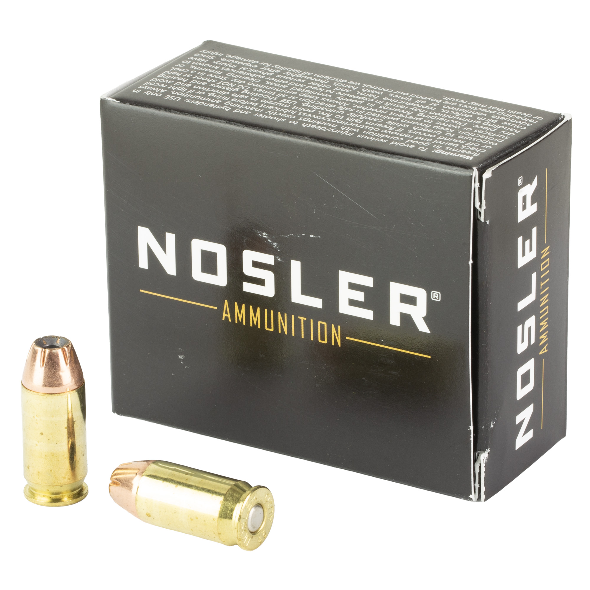 Nosler Asp 45 ACP 185 Grain Hg JHP 20/400 bulk ammo product image