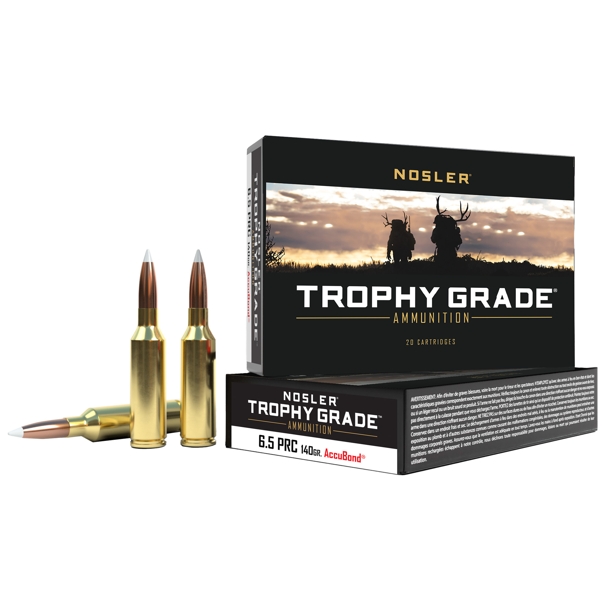 Nosler Tga 6.5 PRC 140 Grain Ab 20/200 bulk ammo product image