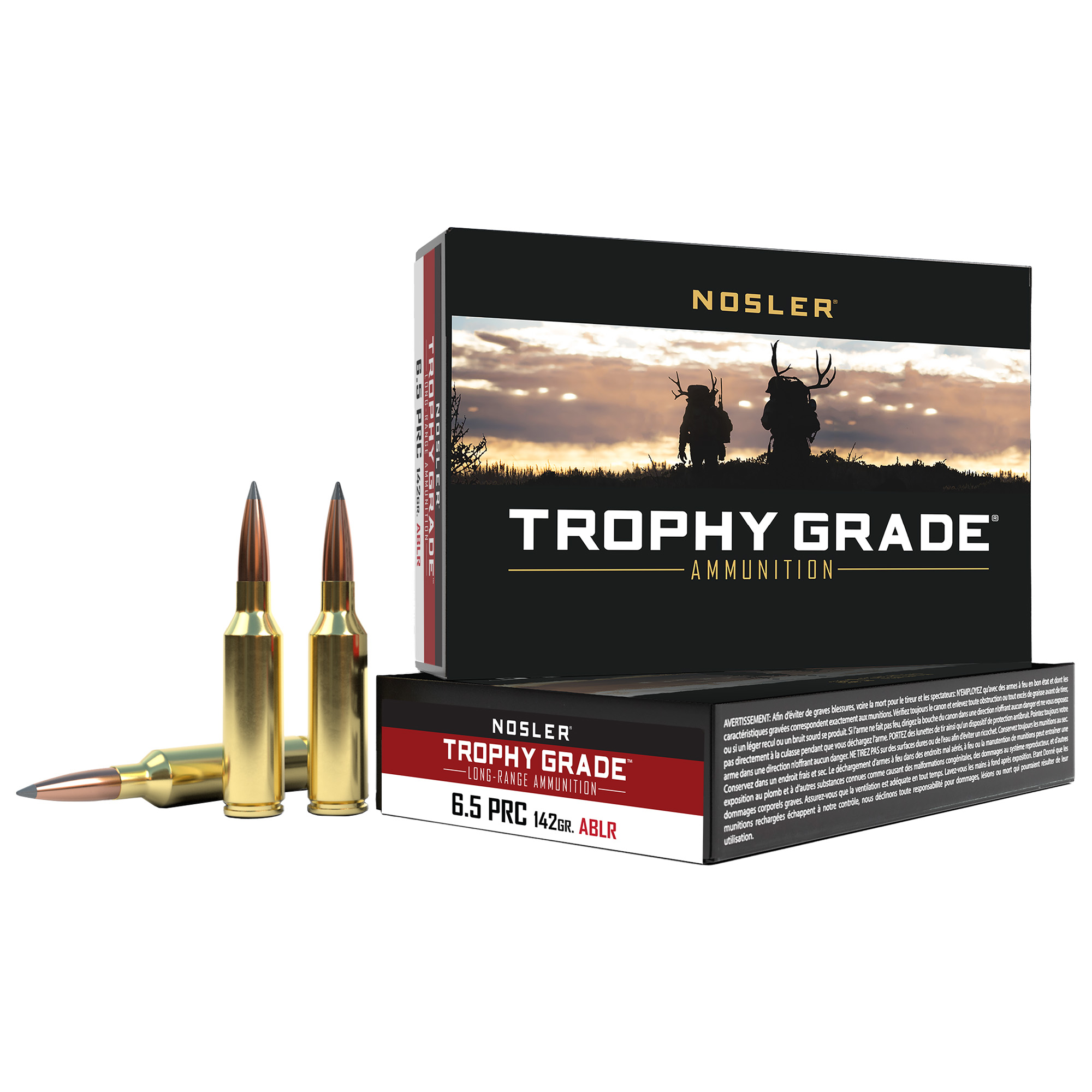 Nosler Tga 6.5 PRC 142 Grain Ablr 20/200 bulk ammo product image