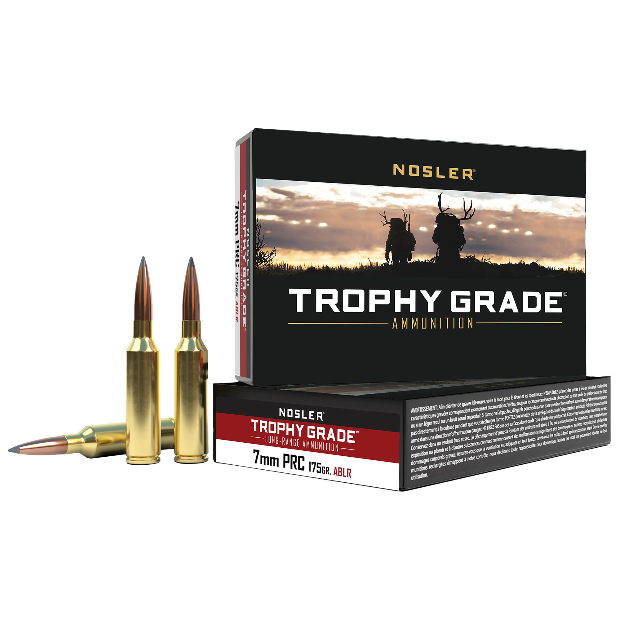 Nosler Tga 7mm PRC 175 Grain Ablr 20/200 bulk ammo product image