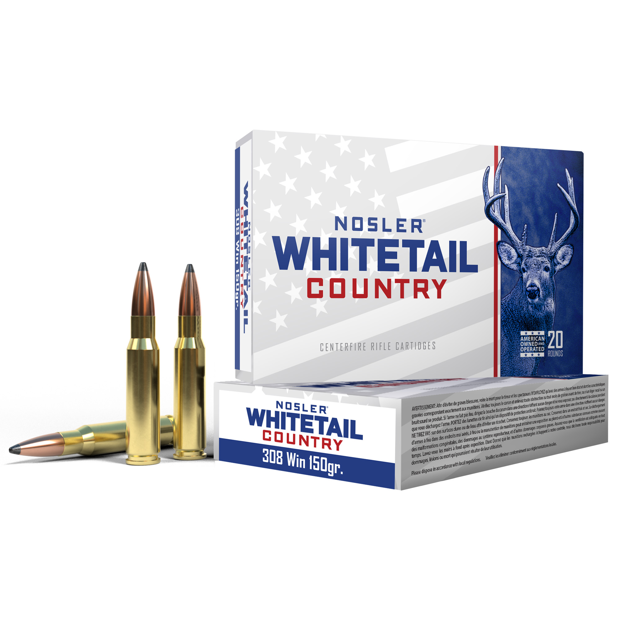 Nosler Wca 308win 150 Grain Sb SP 20/200 bulk ammo product image