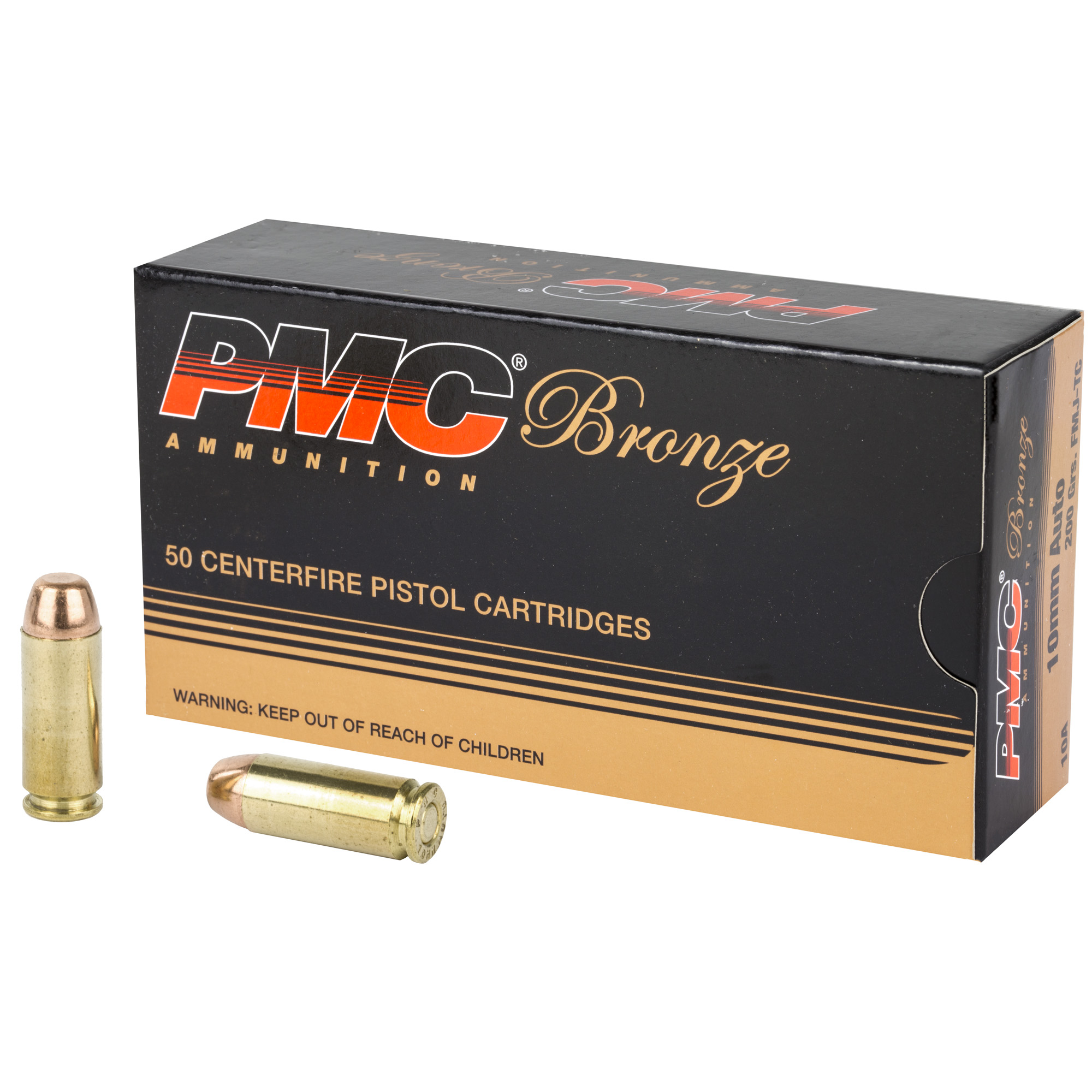 PMC Brnz 10mm 200 Grain FMJ 50/1000 bulk ammo product image
