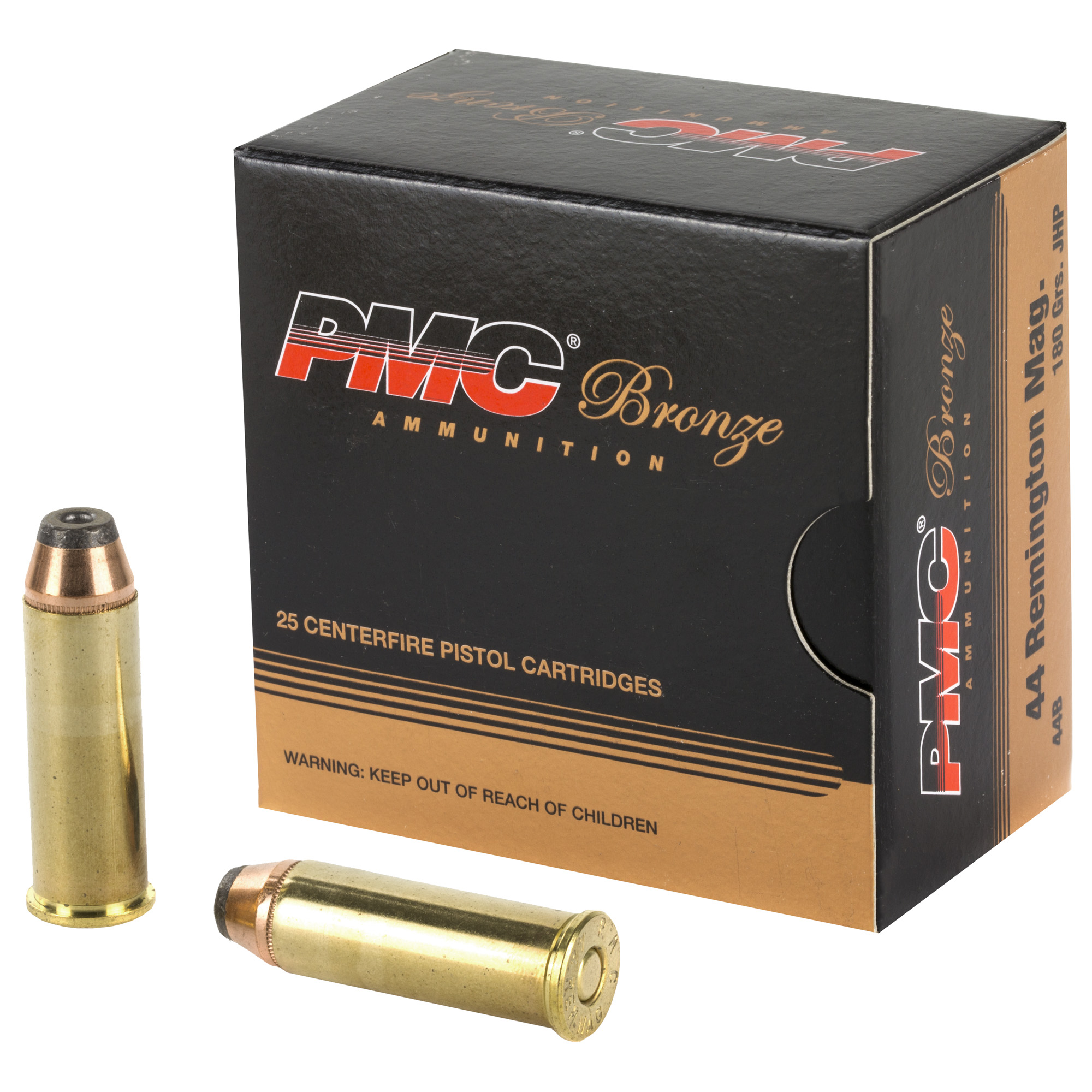 PMC Brnz 44mag 180 Grain JHP 25/500 bulk ammo product image