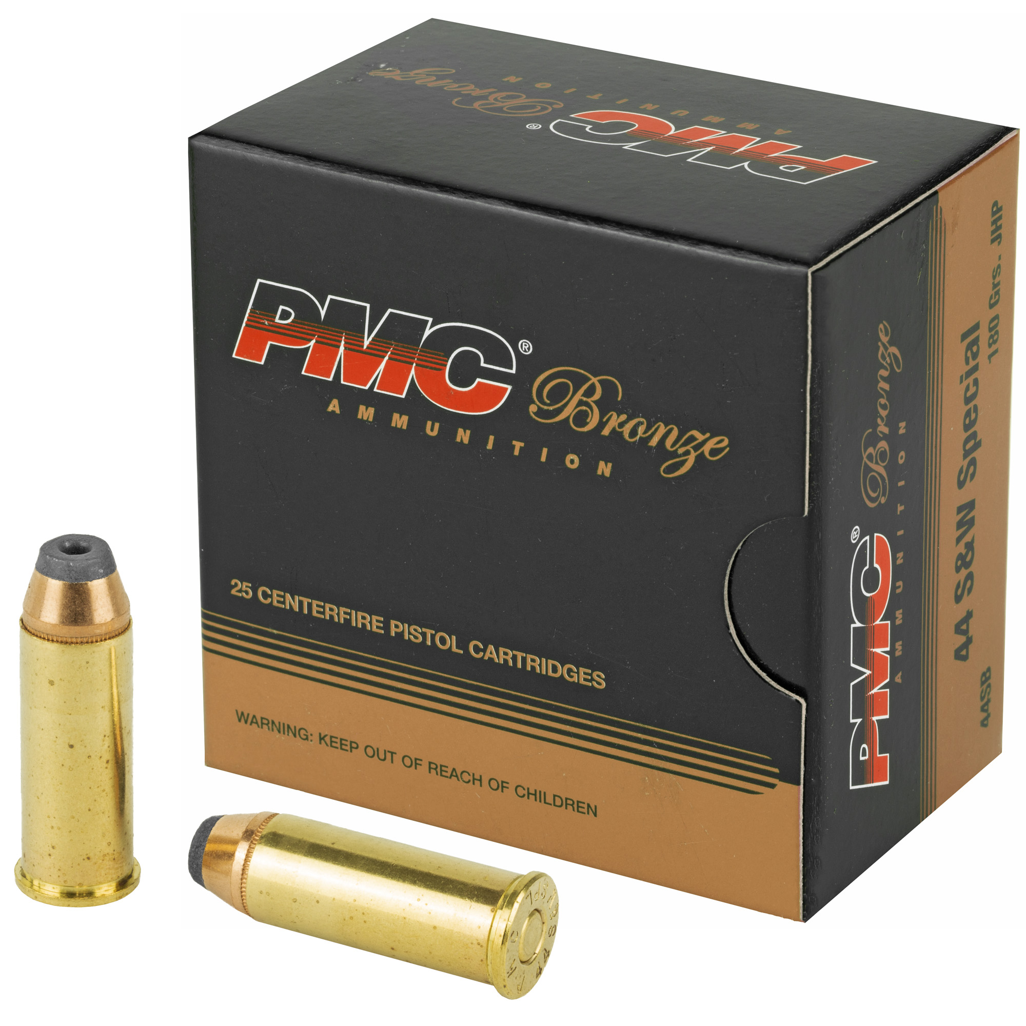 PMC Brnz 44spl 180 Grain JHP 25/500 bulk ammo product image